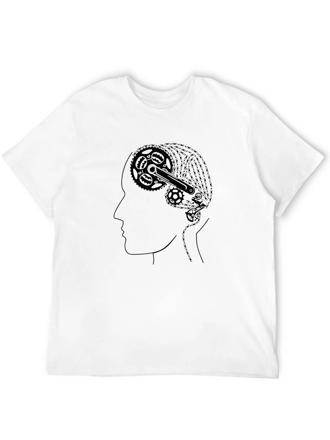 Gear Head Tee - Bicycle Brain T-Shirt