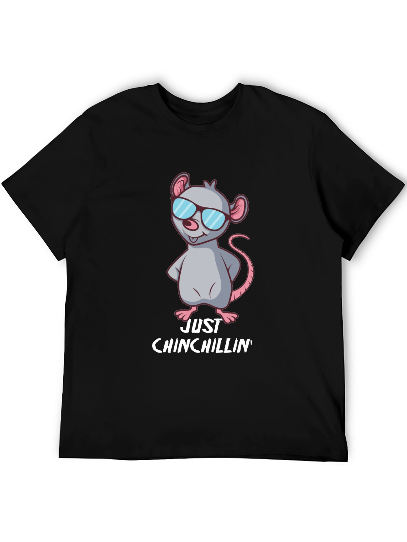 Just Chinchillin Tee - Cool Chinchilla Design