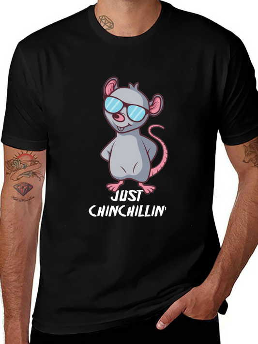 Just Chinchillin Tee - Cool Chinchilla Design
