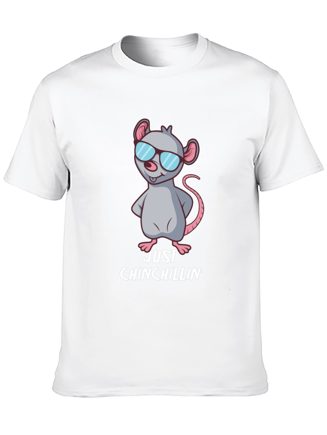 Just Chinchillin Tee - Cool Chinchilla Design