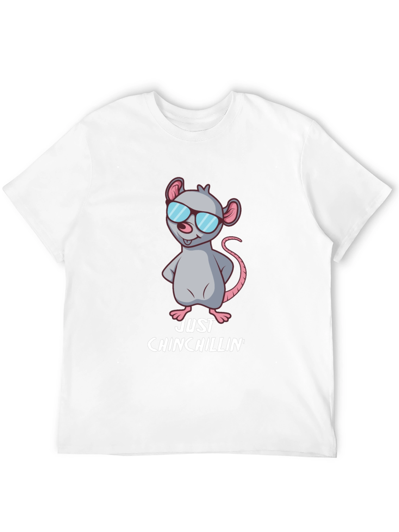 Just Chinchillin Tee - Cool Chinchilla Design