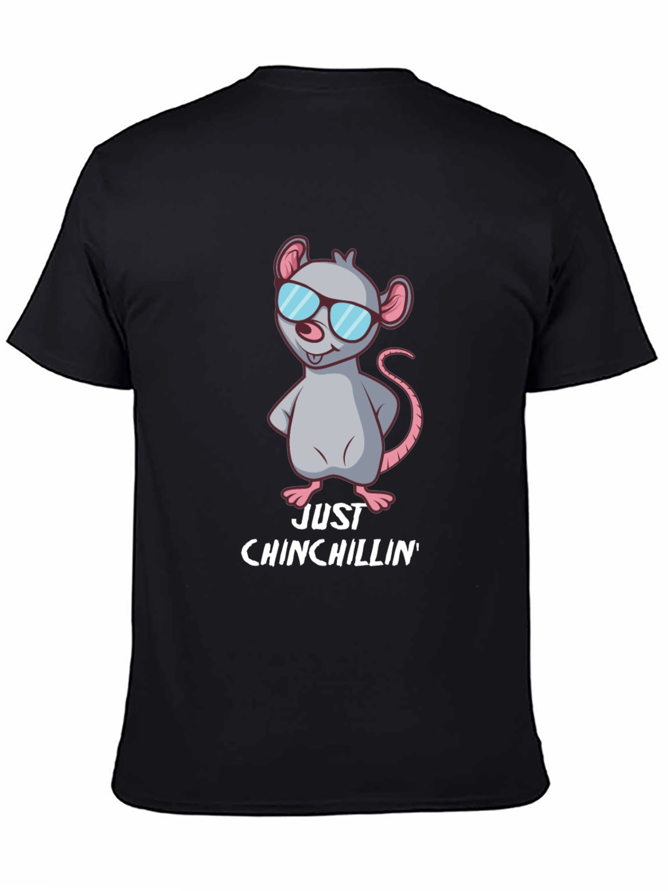 Just Chinchillin Tee - Cool Chinchilla Design