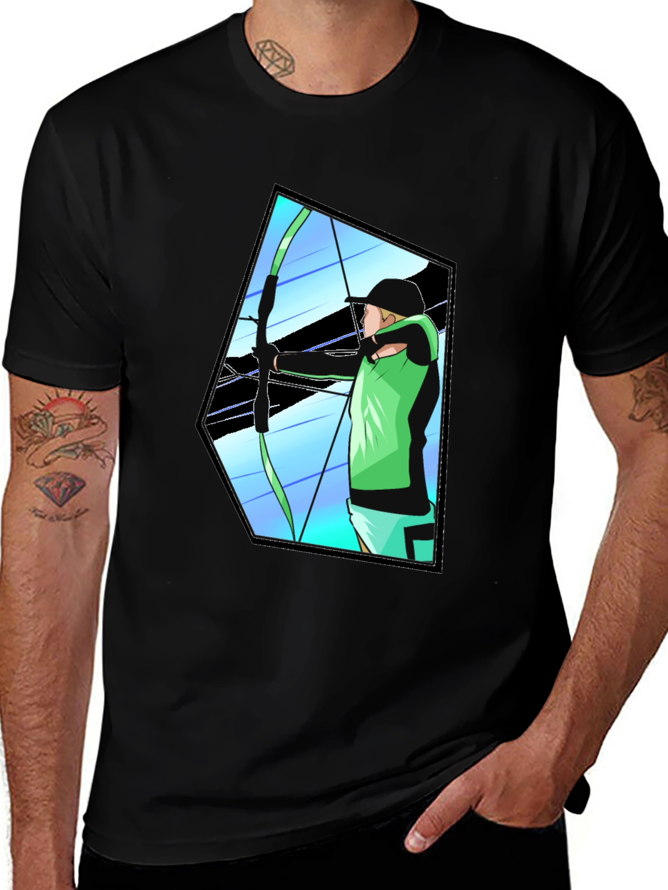 Archery Graphic Tee - Aim True Look Cool