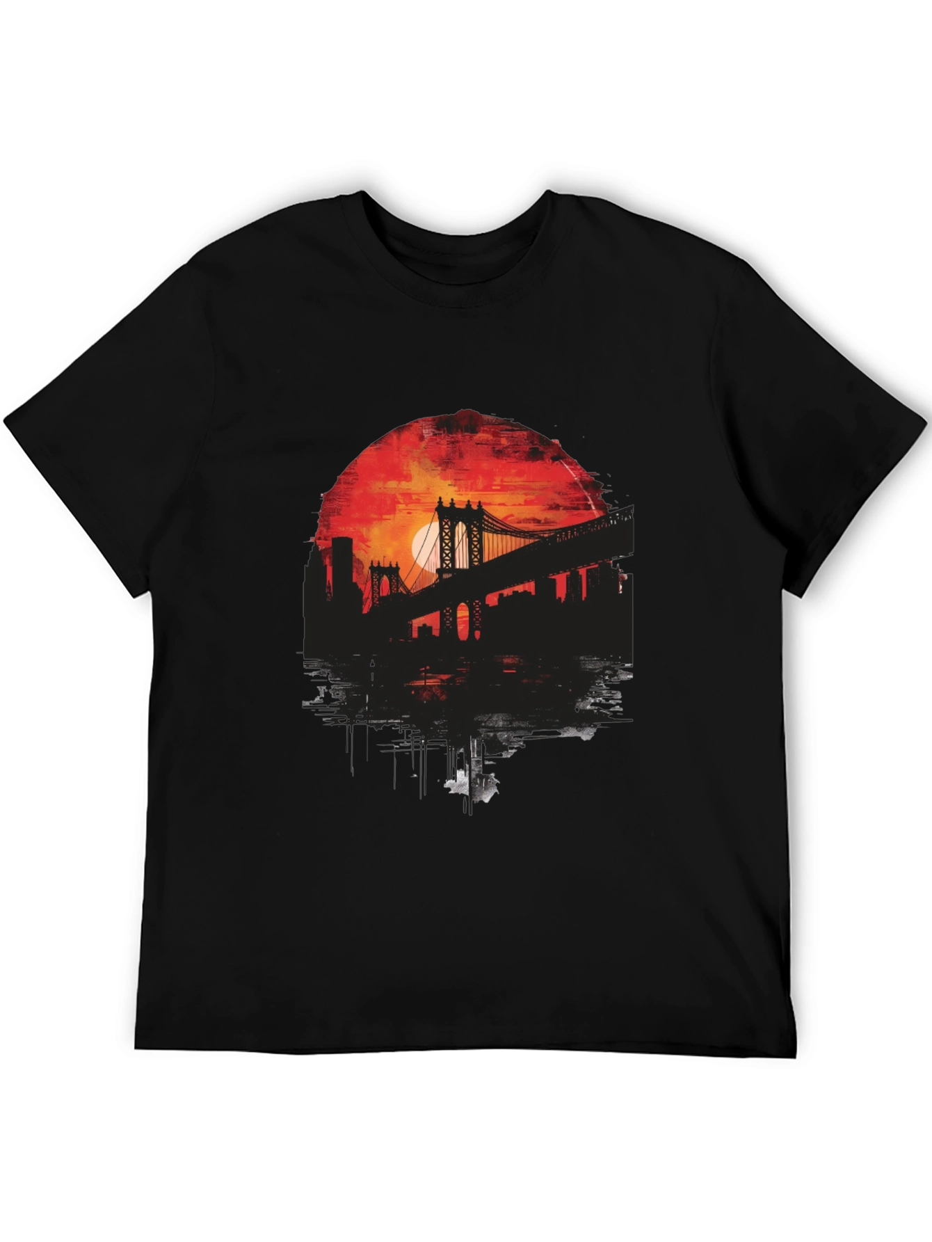 Cityscape Bridge Graphic Tee