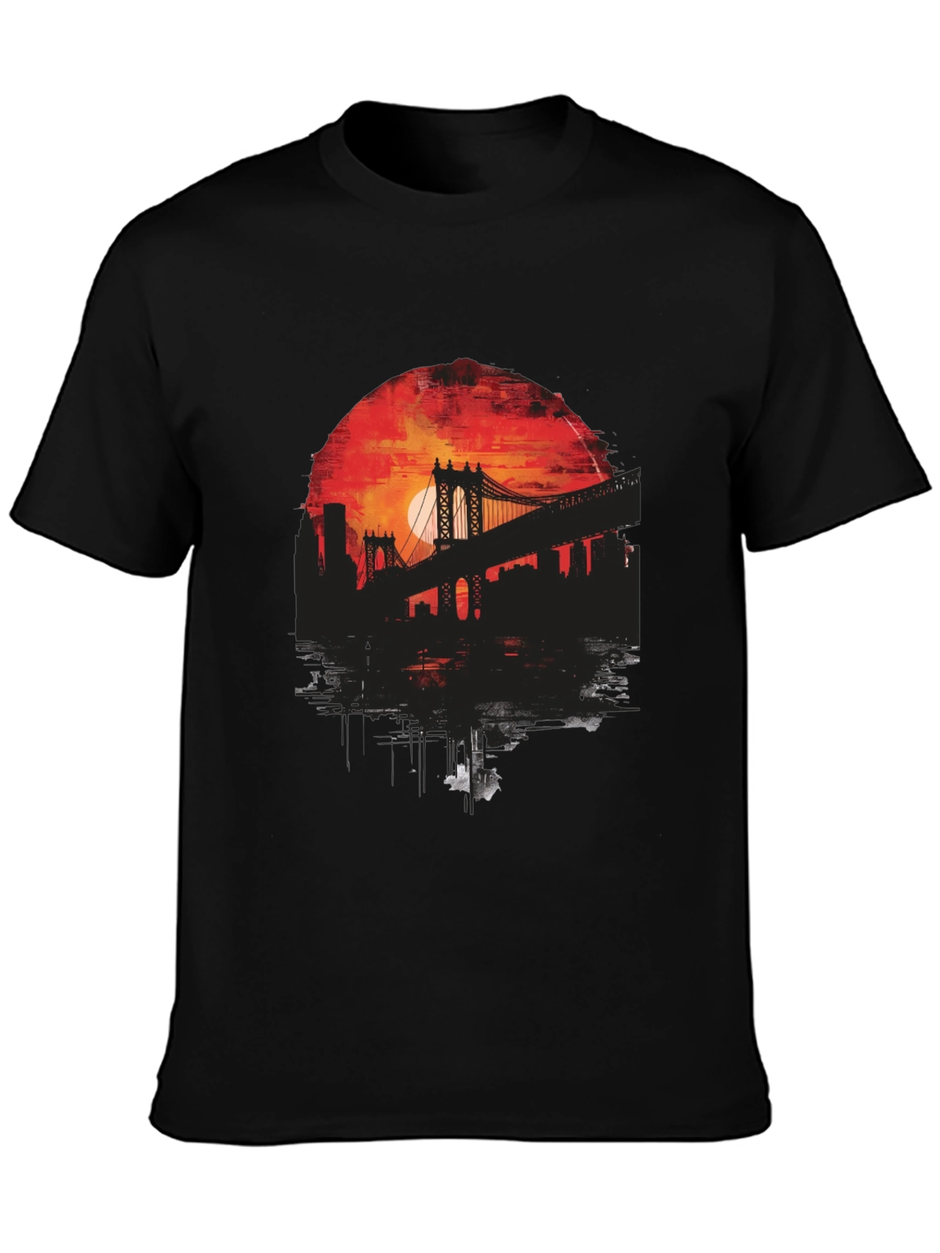 Cityscape Bridge Graphic Tee