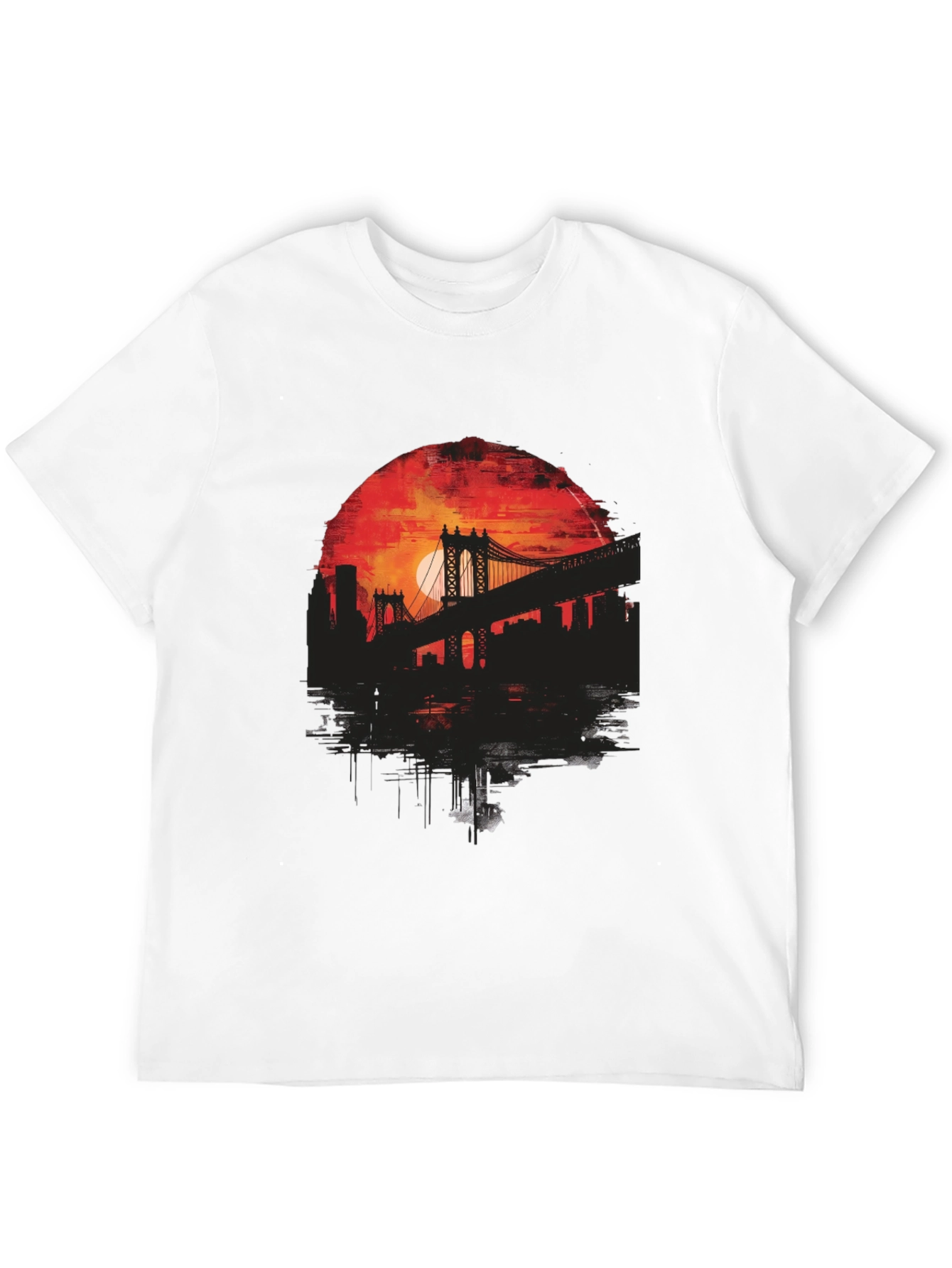 Cityscape Bridge Graphic Tee