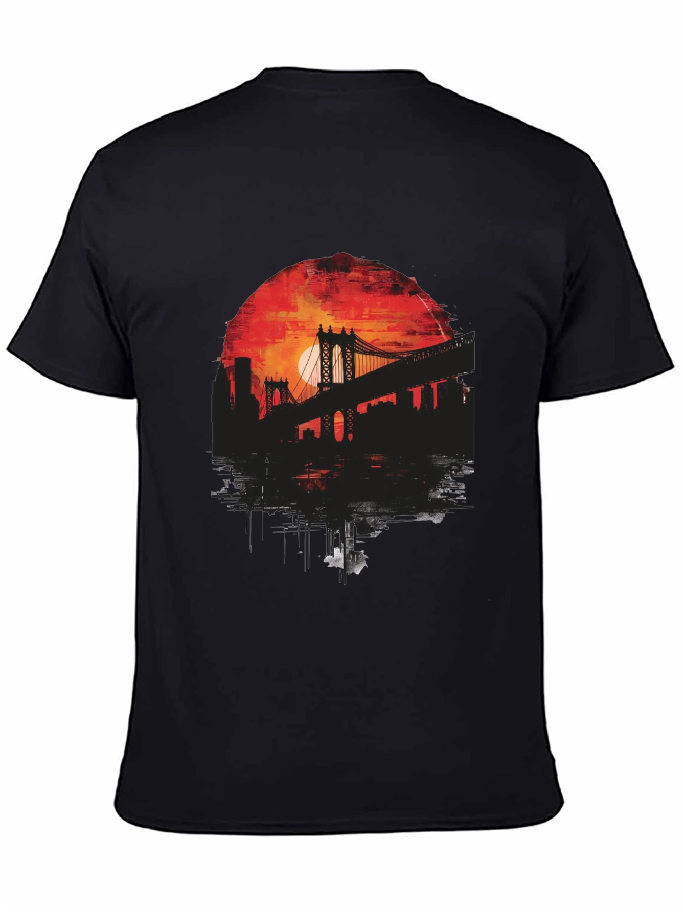 Cityscape Bridge Graphic Tee