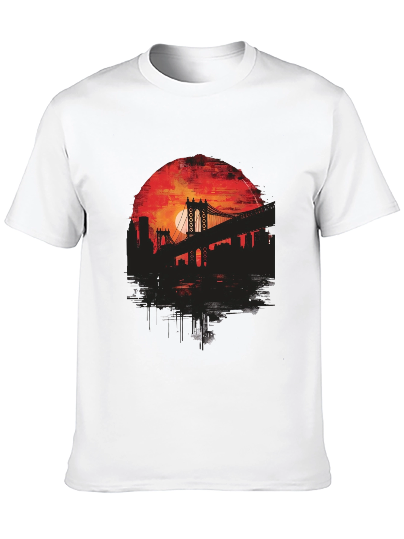 Cityscape Bridge Graphic Tee