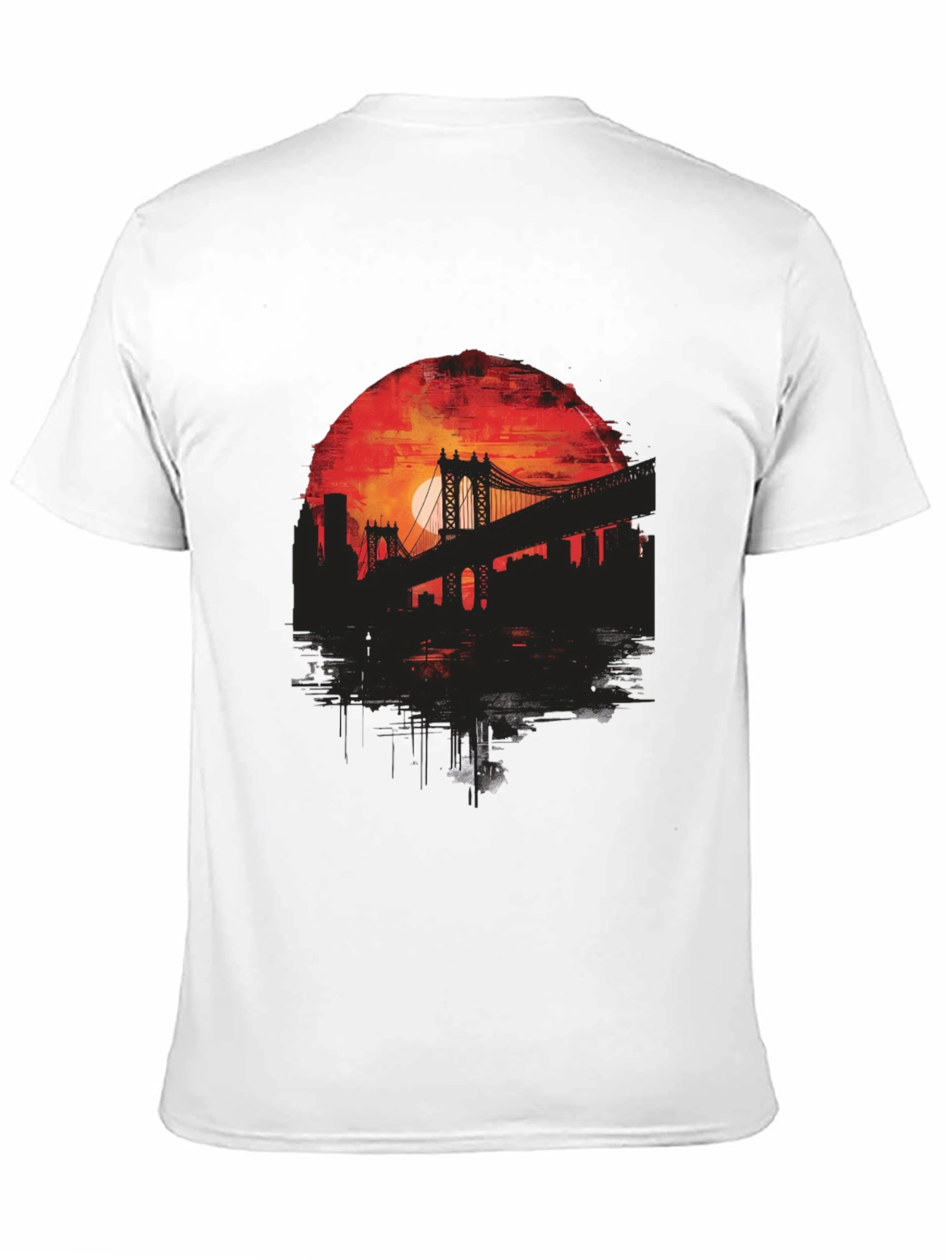 Cityscape Bridge Graphic Tee