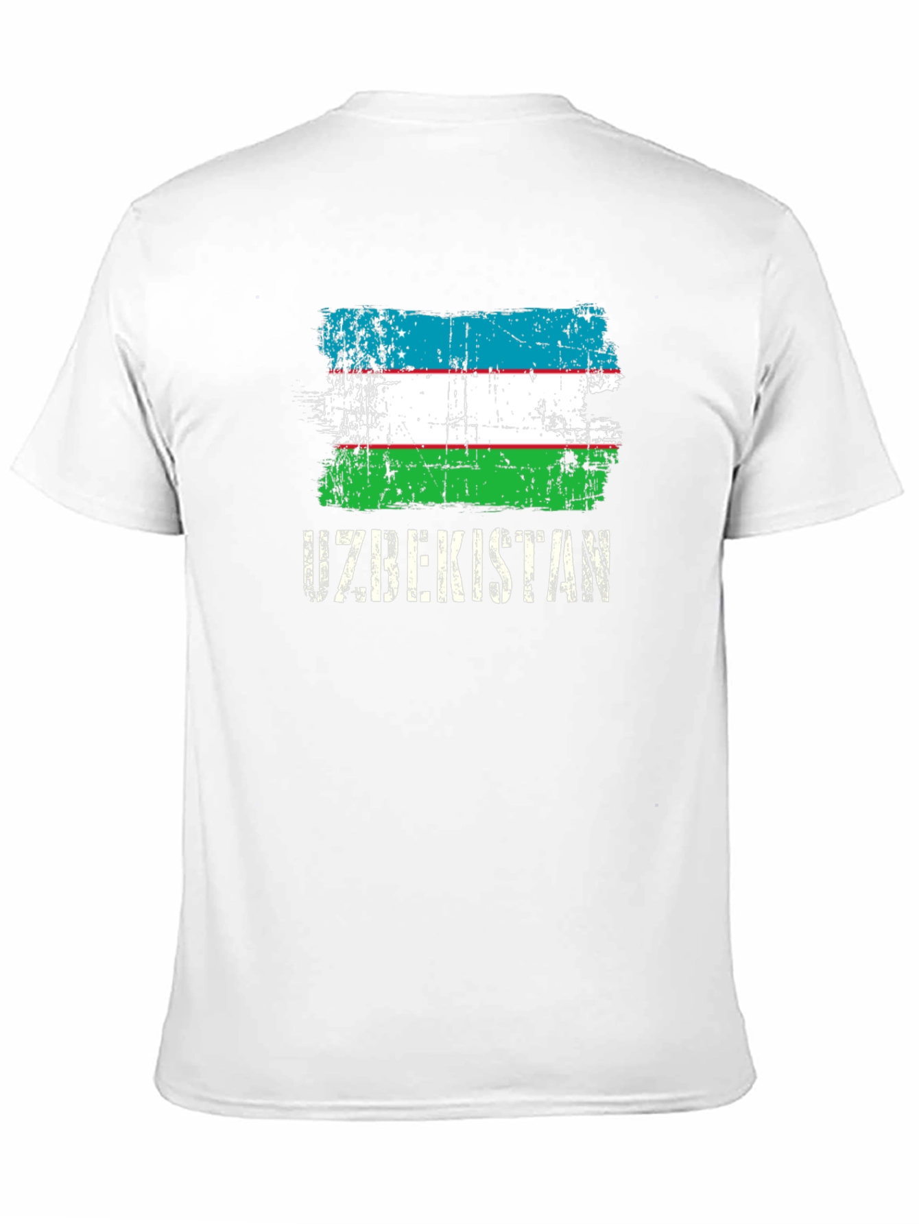 Uzbekistan Flag Graphic T-Shirt