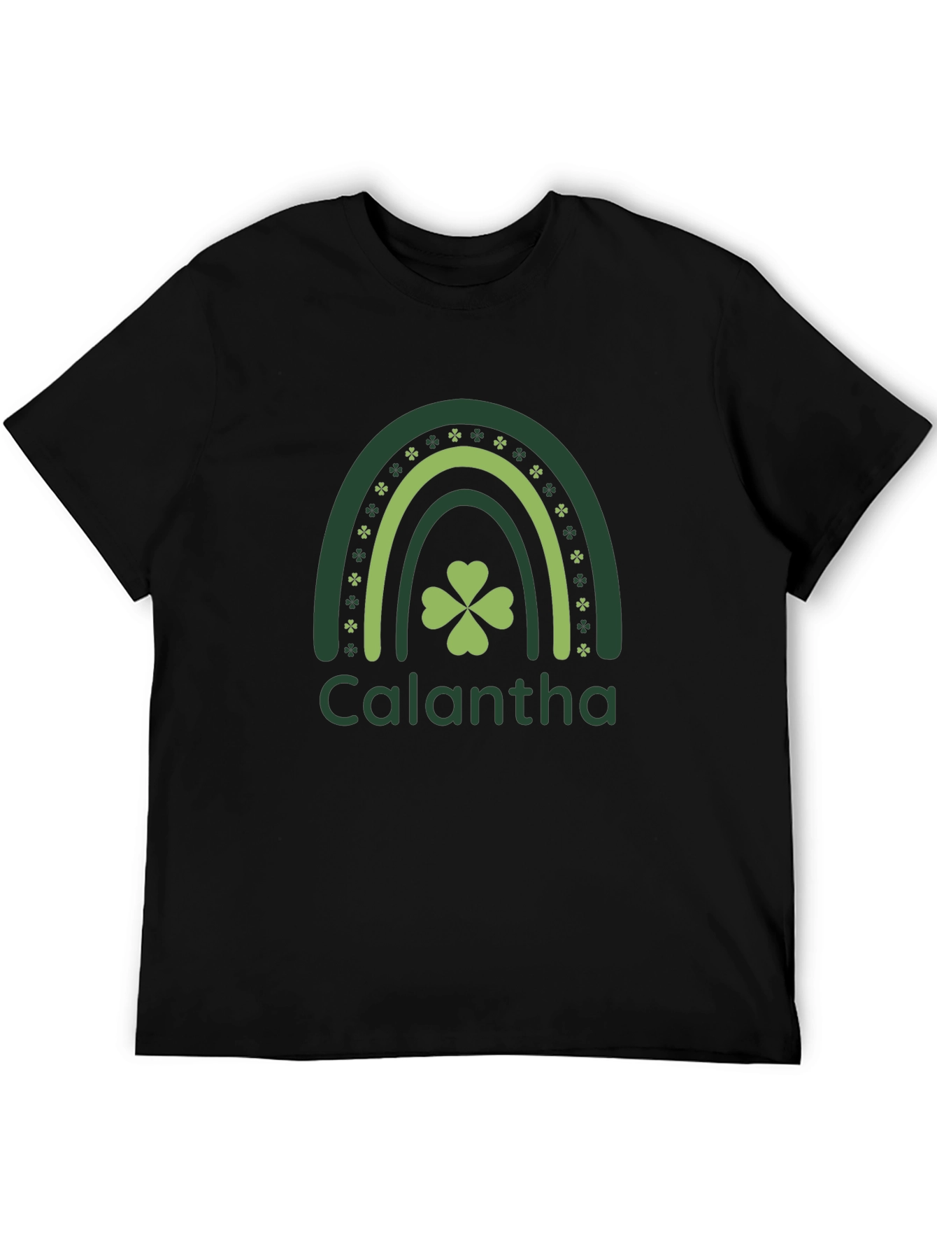 Calantha Rainbow Shamrock St. Patricks Day T-Shirt