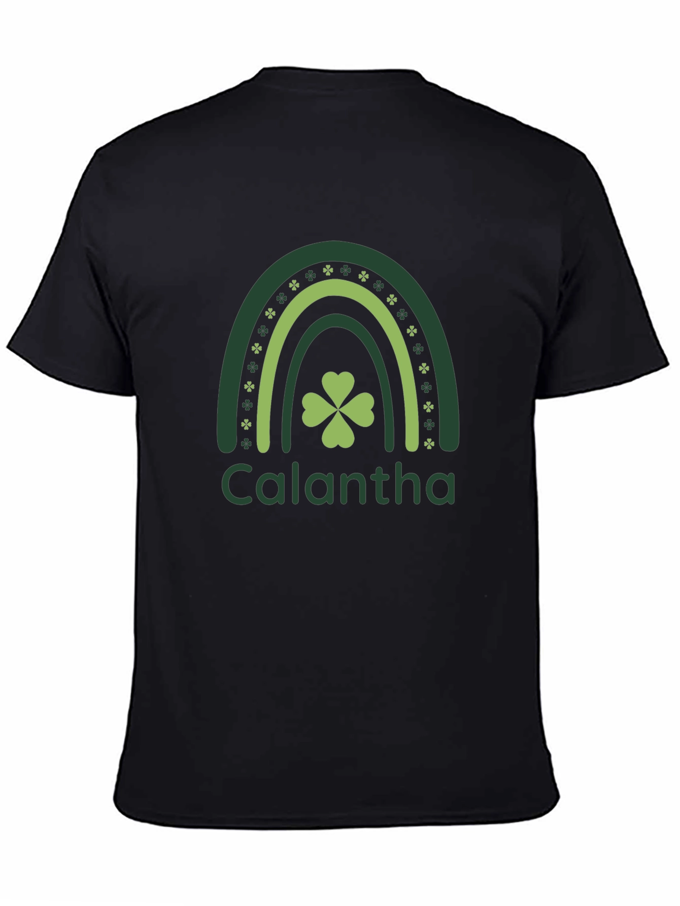 Calantha Rainbow Shamrock St. Patricks Day T-Shirt