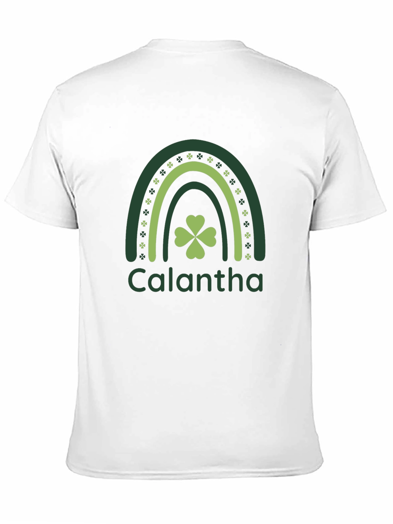 Calantha Rainbow Shamrock St. Patricks Day T-Shirt
