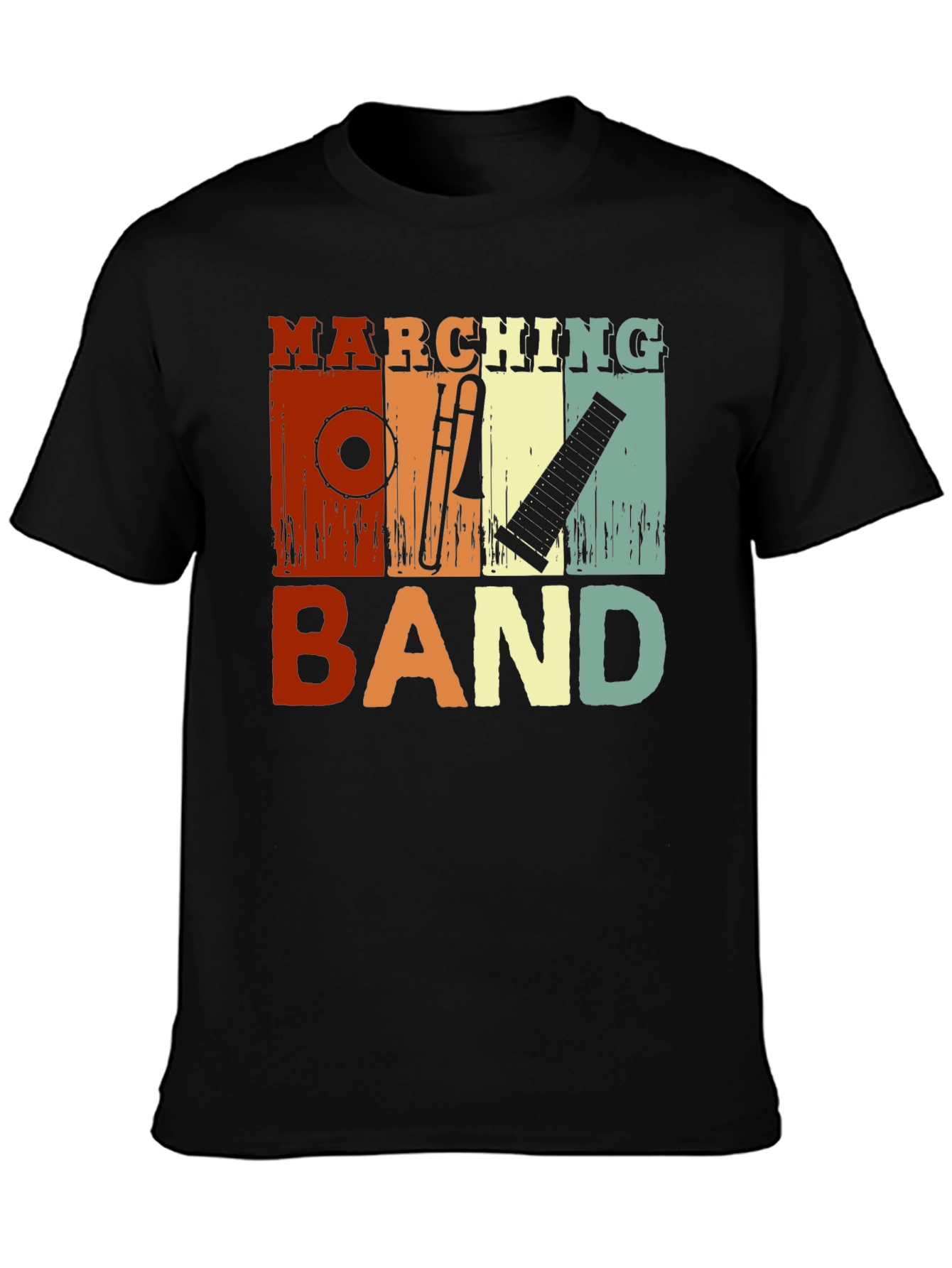 Marching Band Instrument Graphic Tee