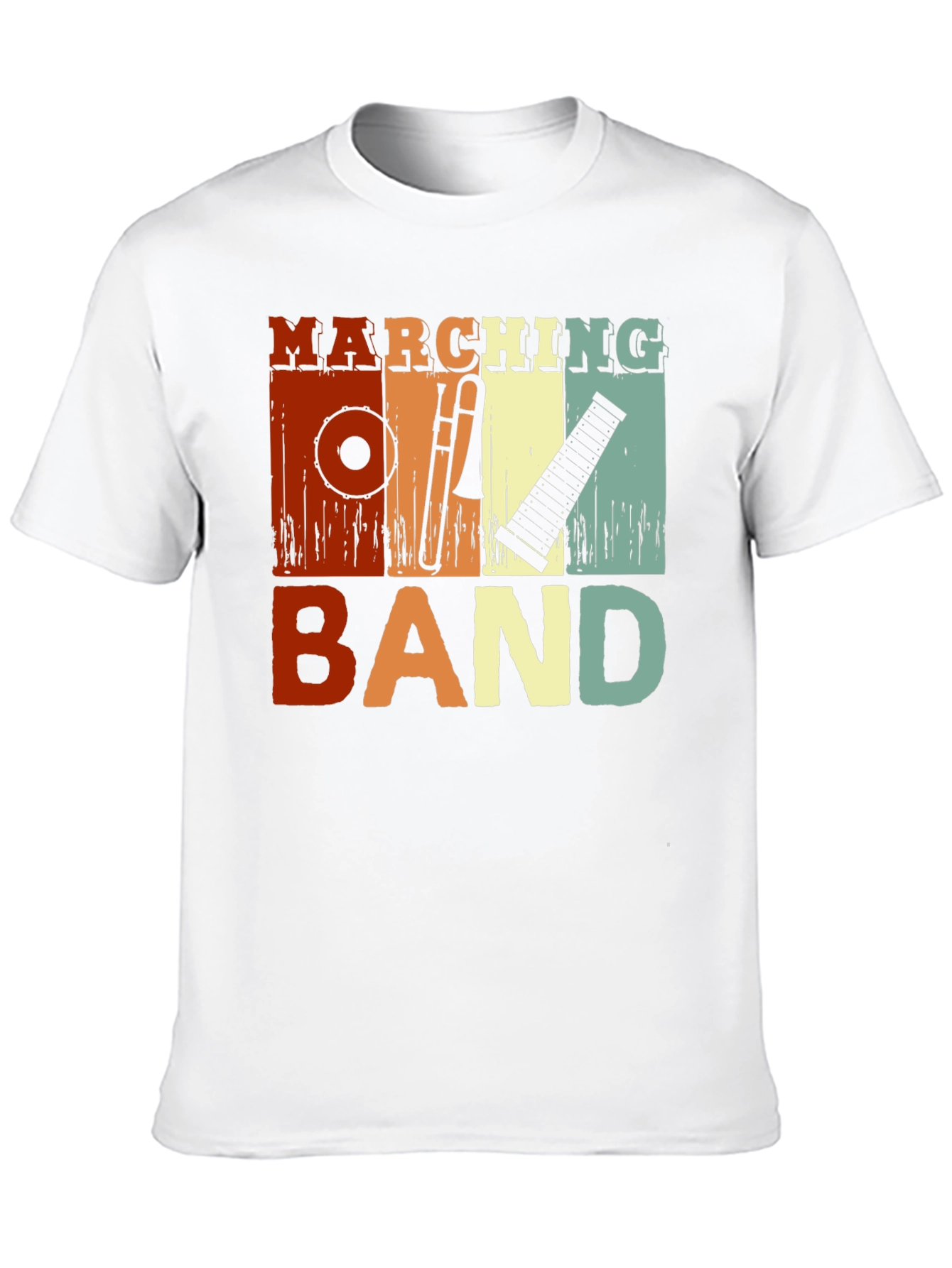 Marching Band Instrument Graphic Tee