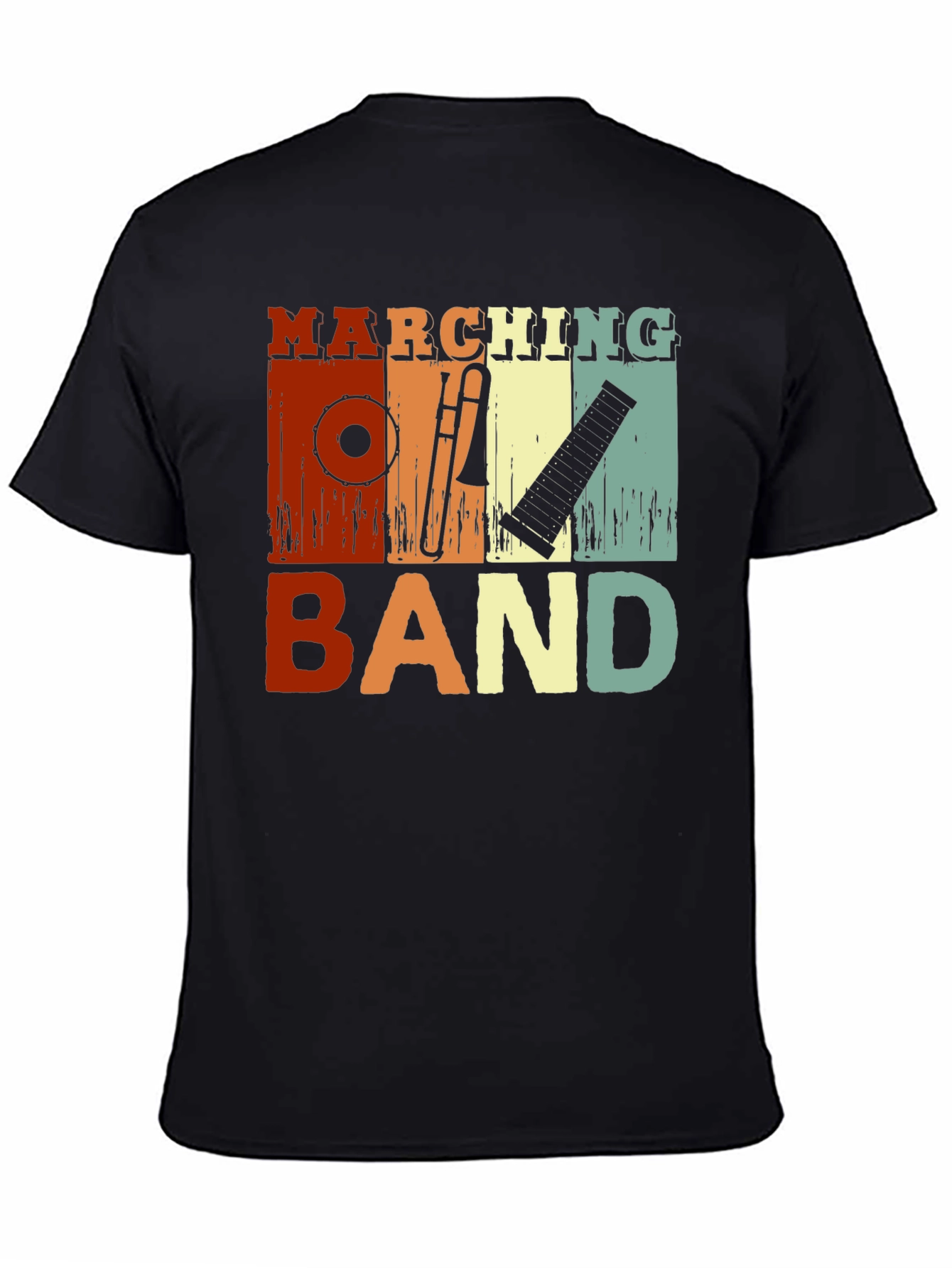 Marching Band Instrument Graphic Tee