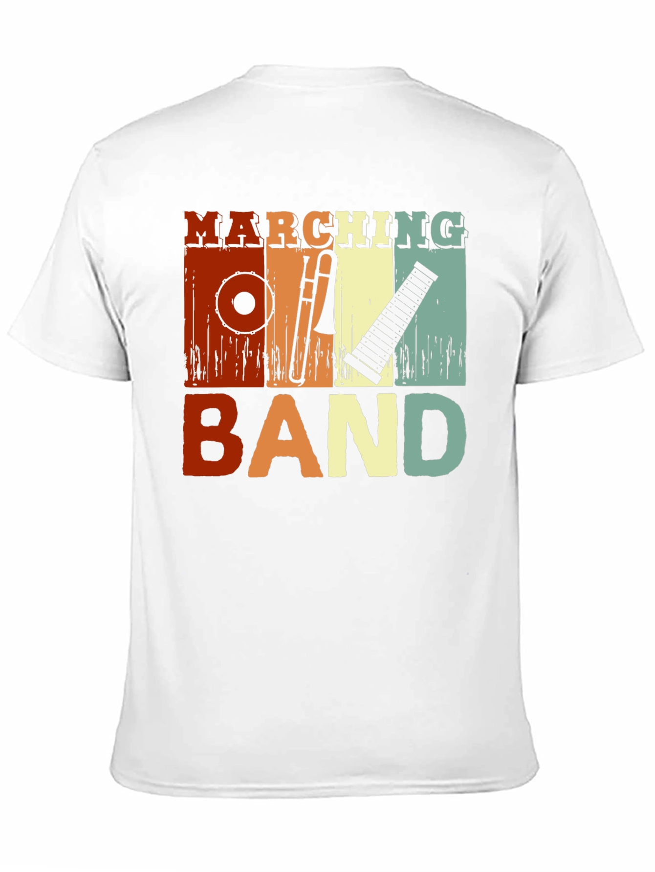 Marching Band Instrument Graphic Tee