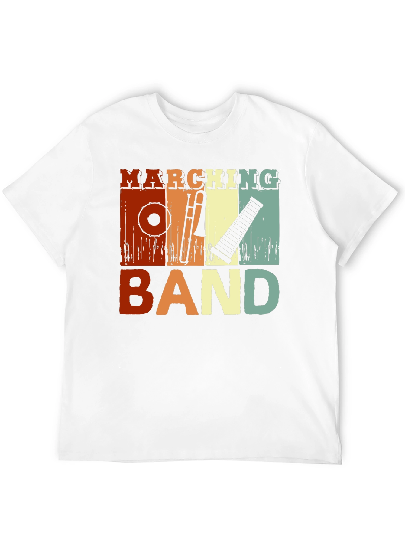 Marching Band Instrument Graphic Tee