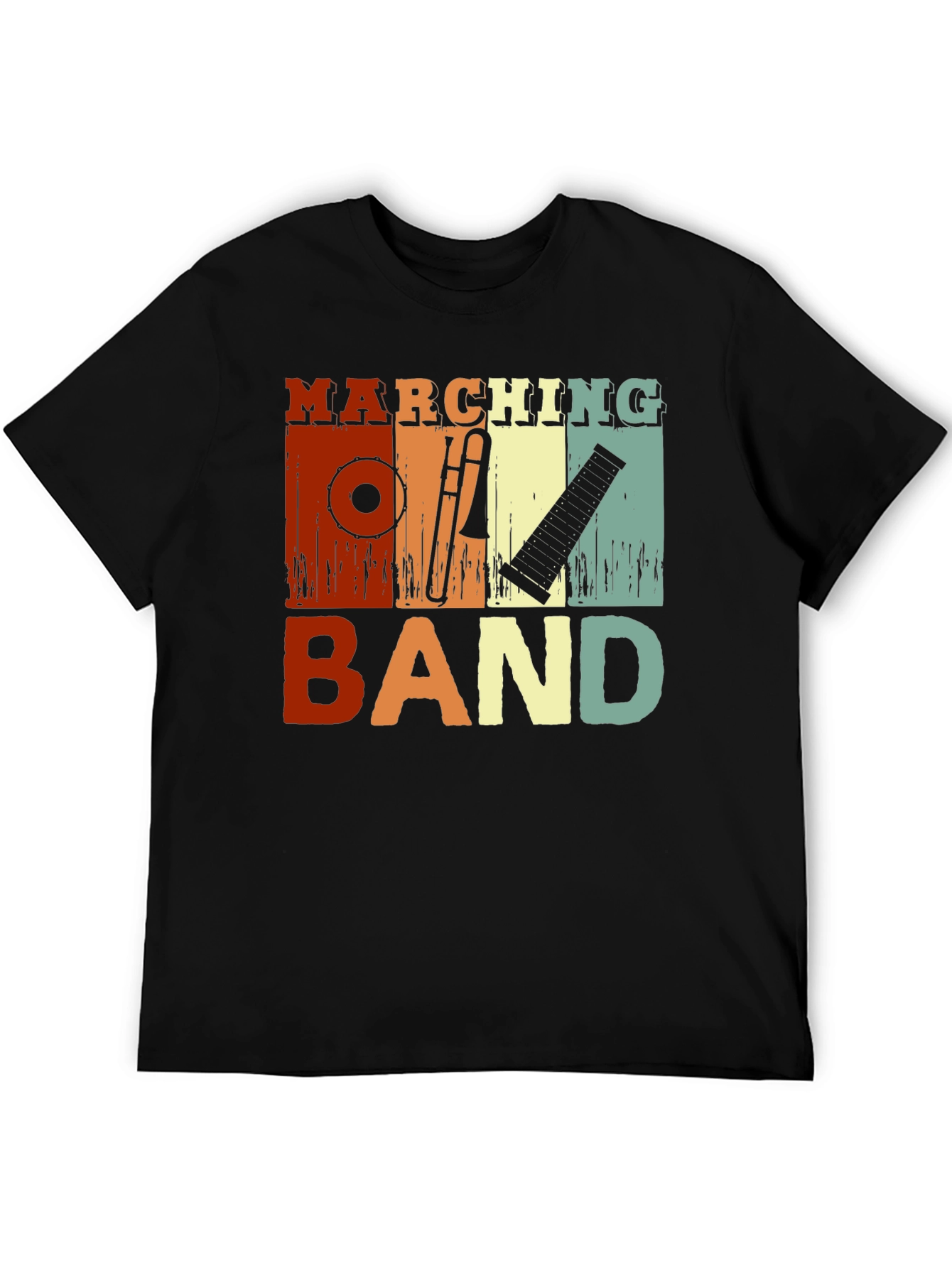 Marching Band Instrument Graphic Tee