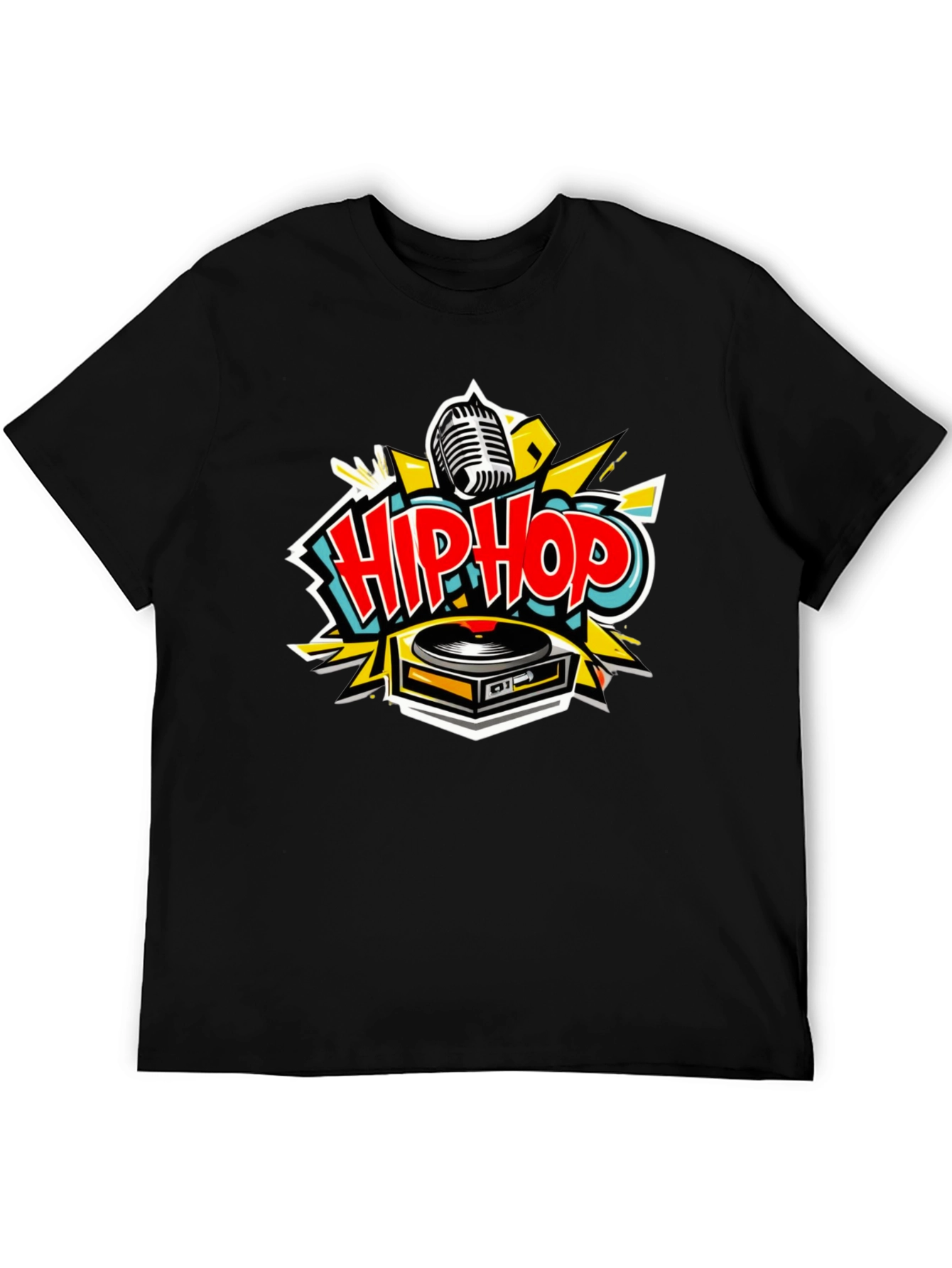 Hip Hop Graphic Print T-Shirt