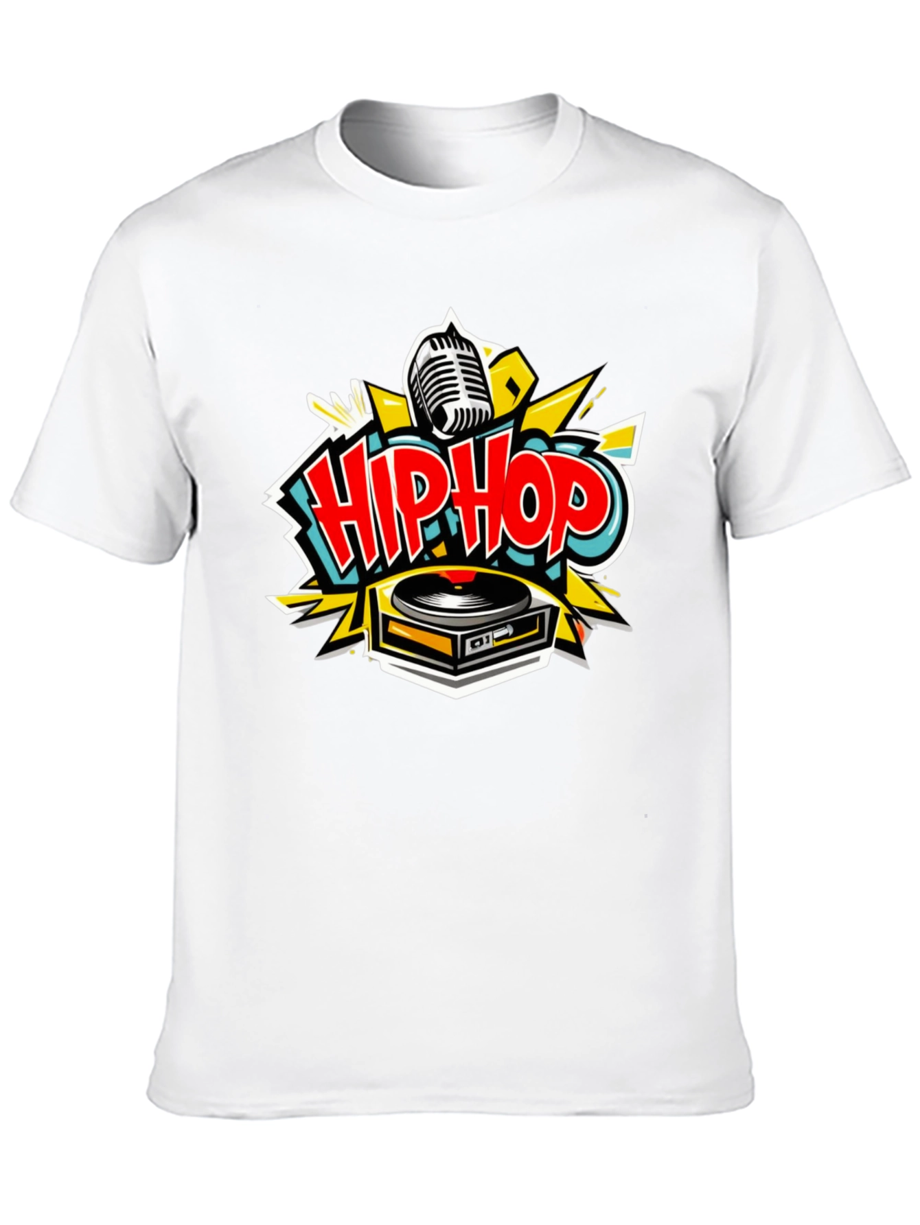 Hip Hop Graphic Print T-Shirt