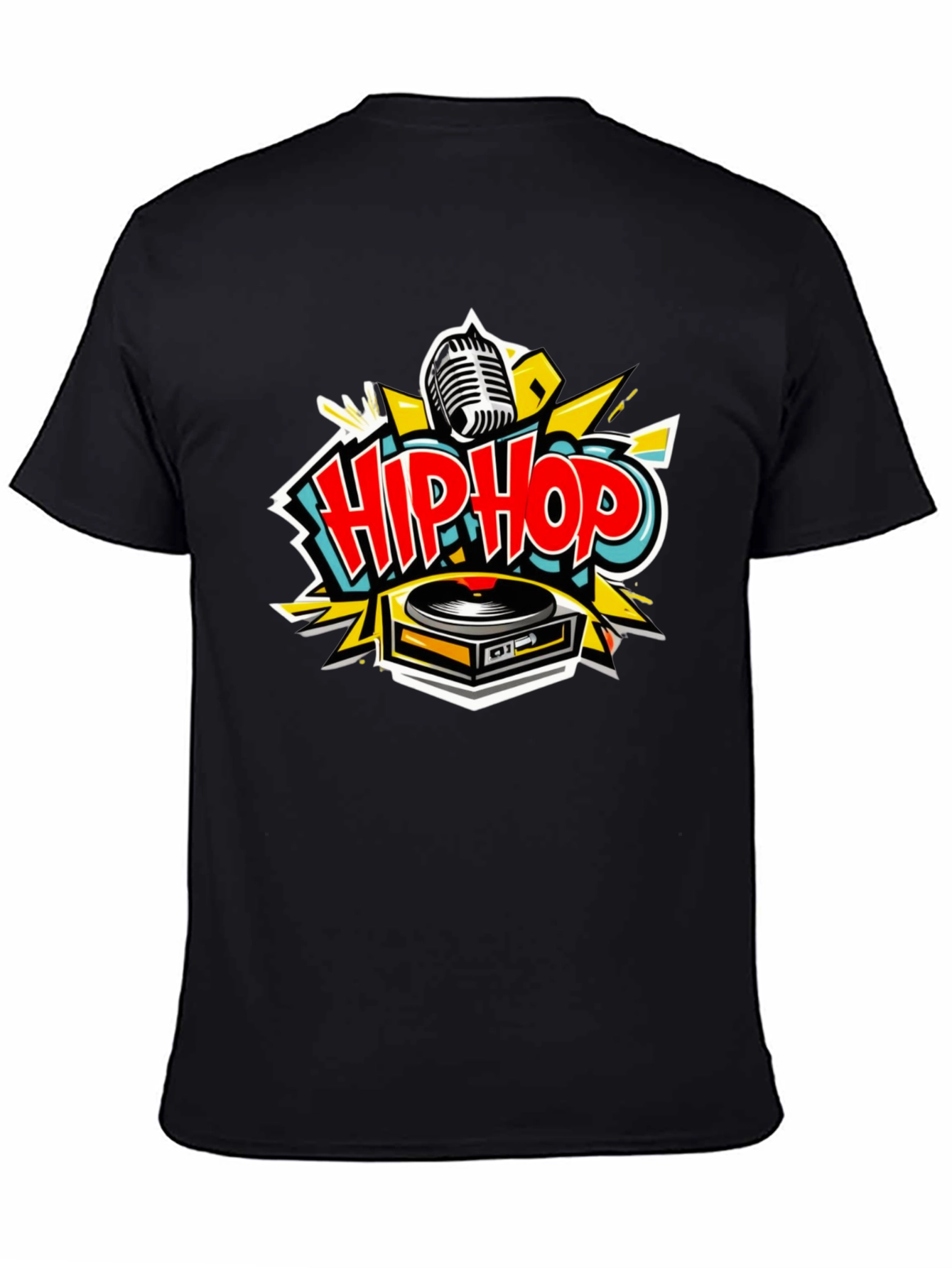 Hip Hop Graphic Print T-Shirt