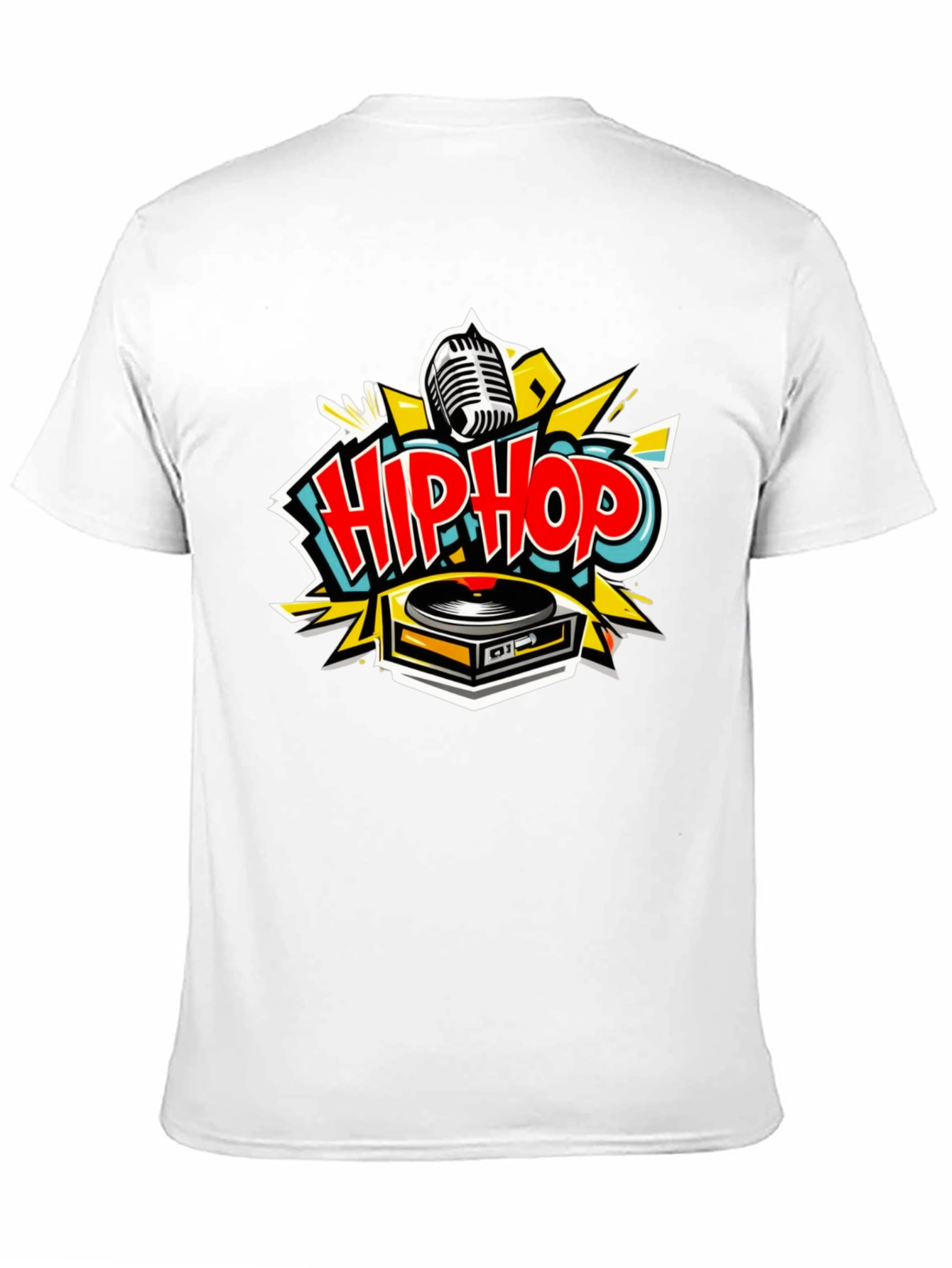 Hip Hop Graphic Print T-Shirt