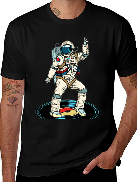 Astronaut DJ Graphic T-Shirt