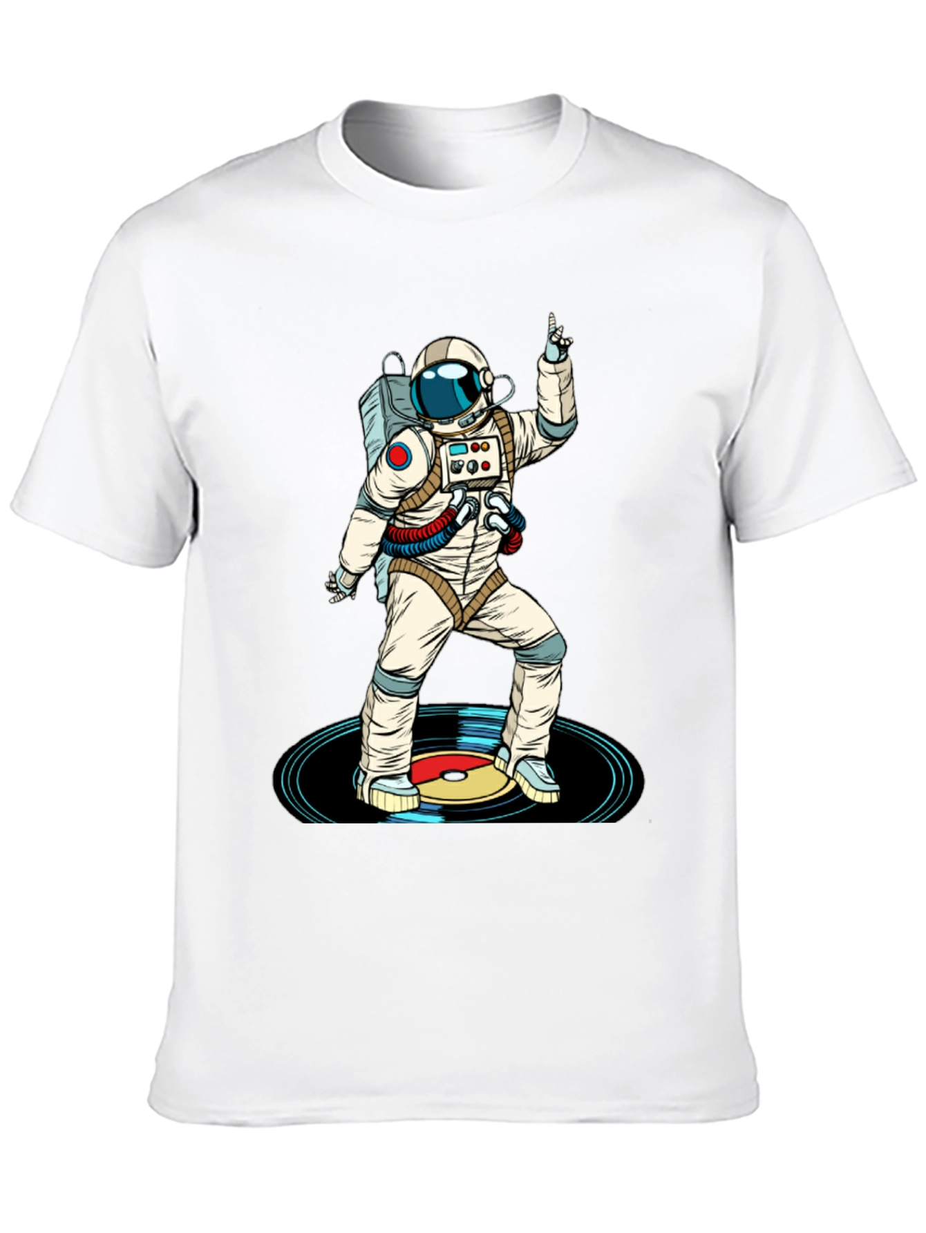 Astronaut DJ Graphic T-Shirt