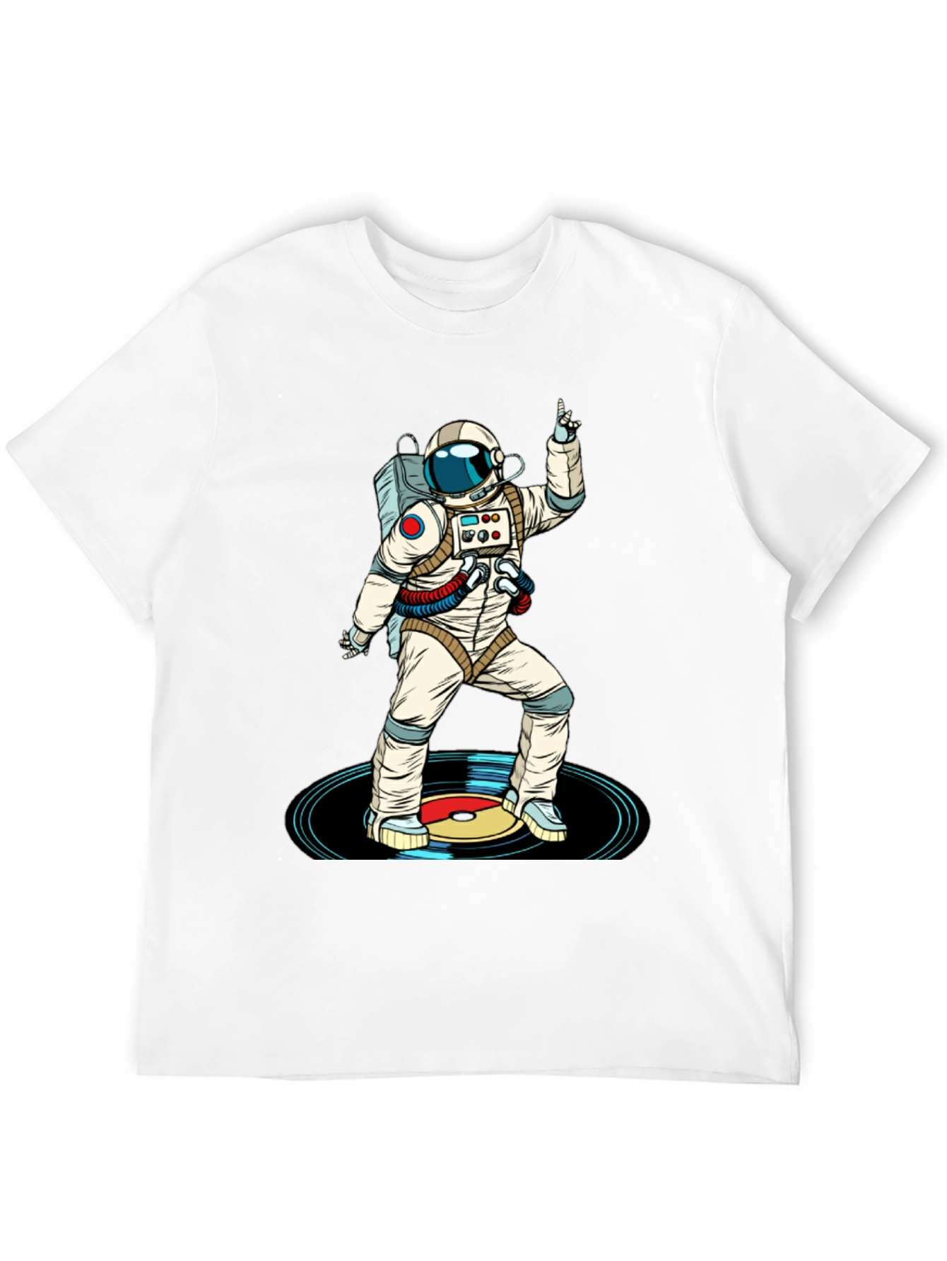 Astronaut DJ Graphic T-Shirt