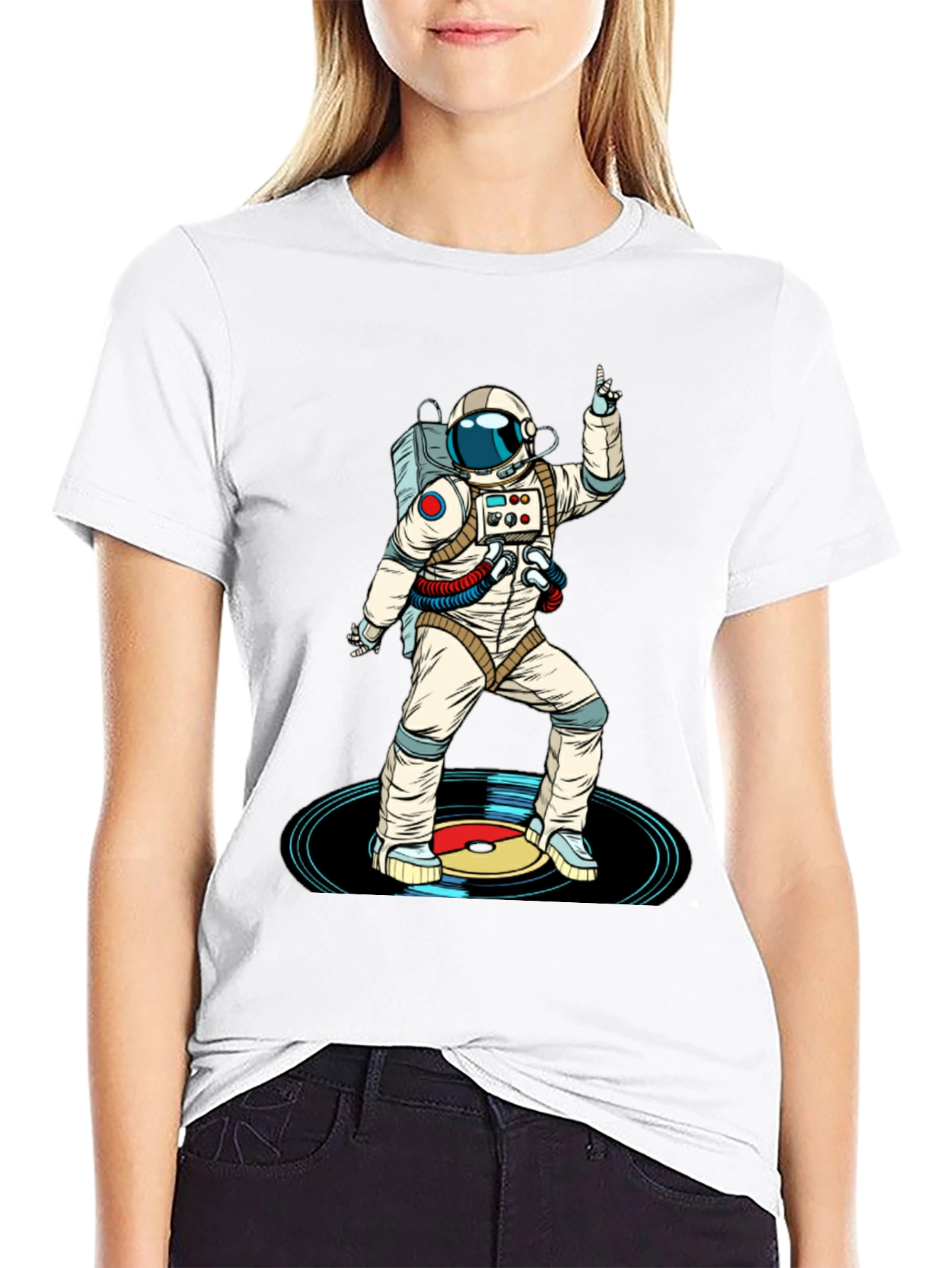 Astronaut DJ Graphic T-Shirt