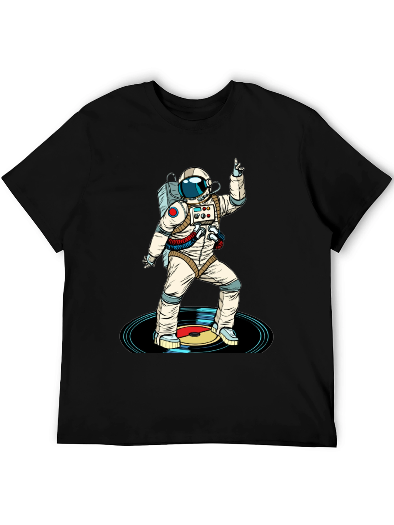 Astronaut DJ Graphic T-Shirt