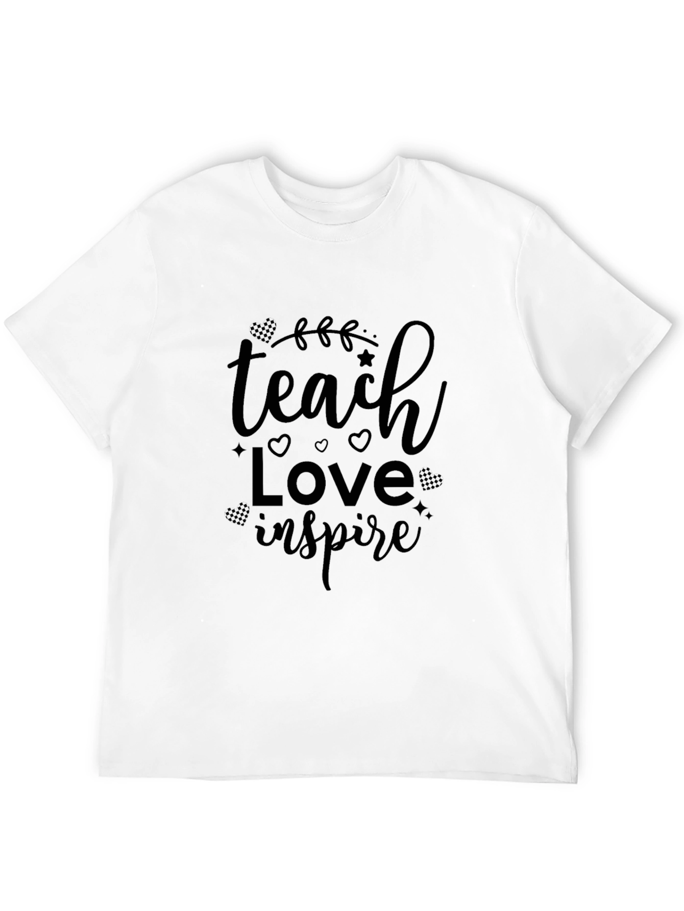 Teach Love Inspire Black Graphic Tee