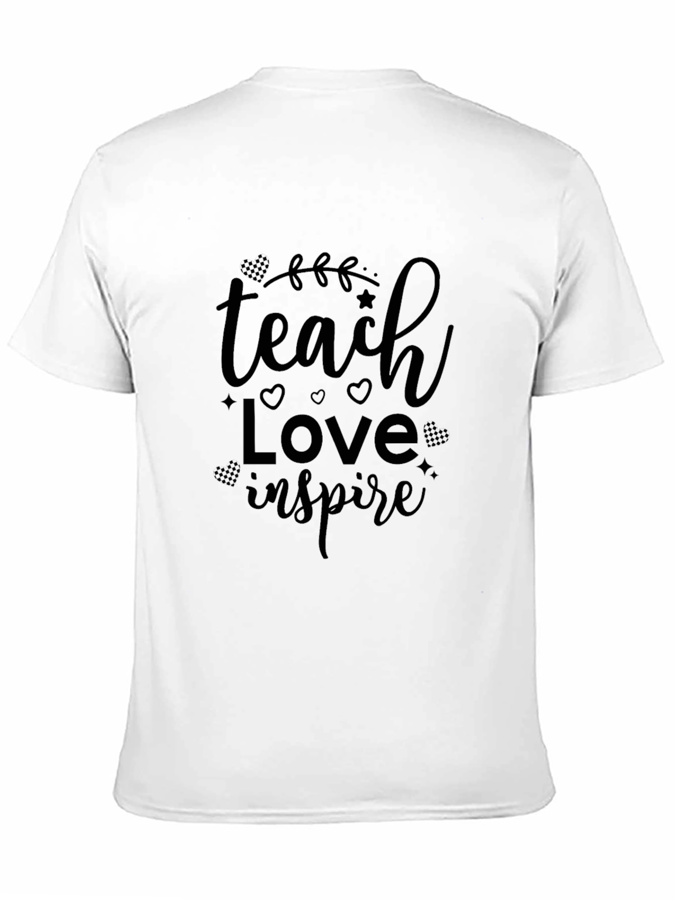 Teach Love Inspire Black Graphic Tee