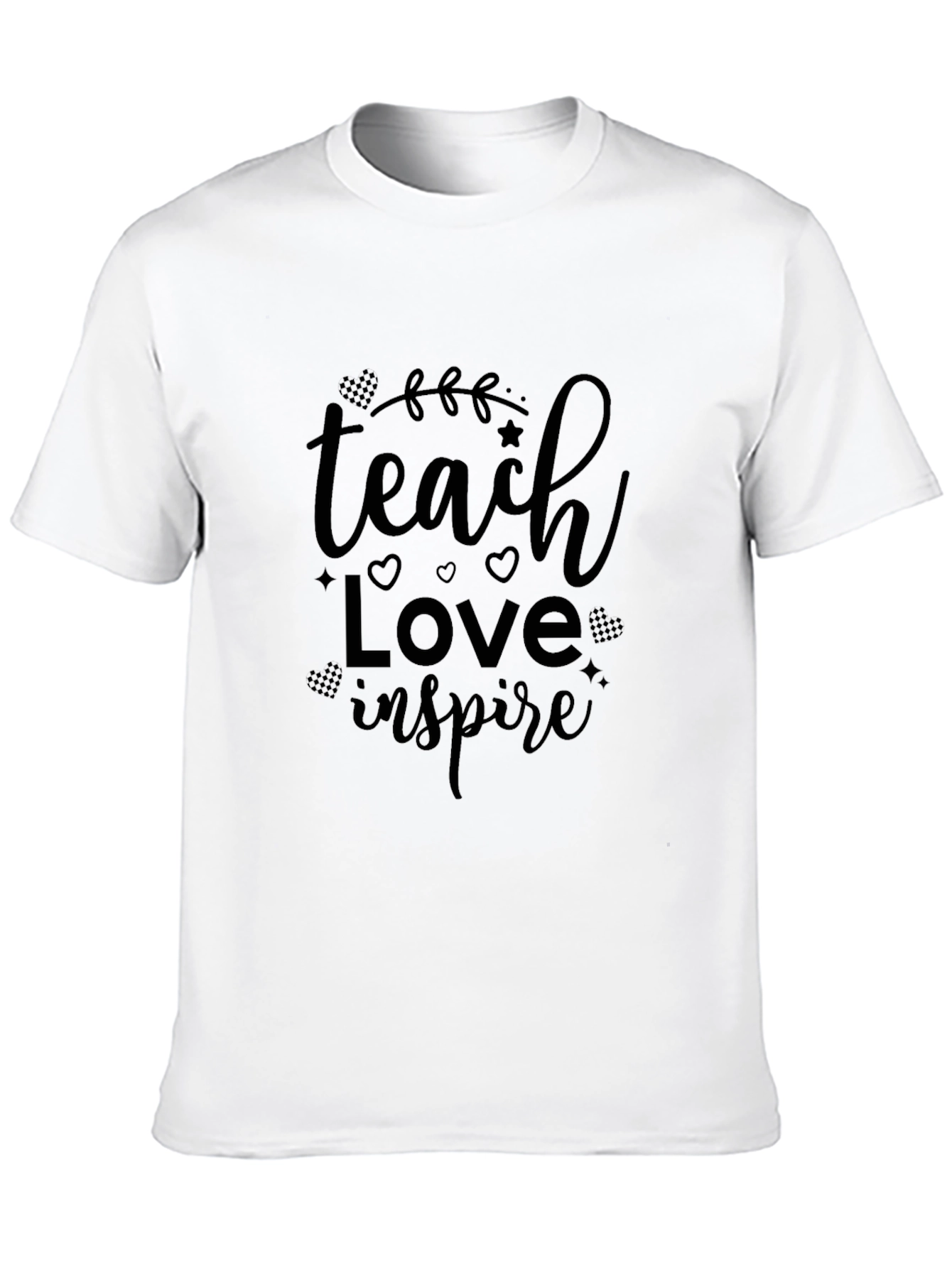 Teach Love Inspire Black Graphic Tee