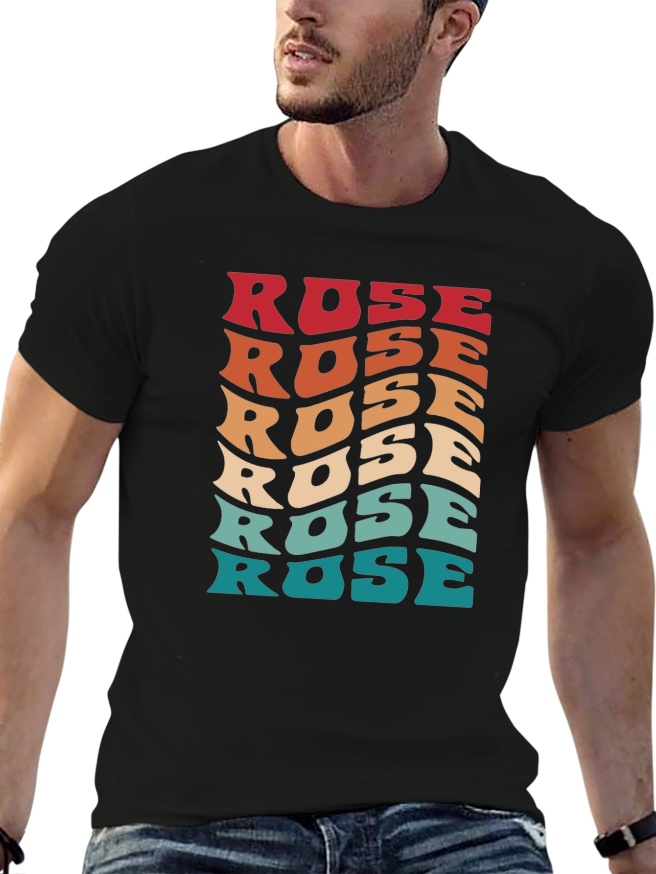Retro Rose Graphic Tee - Unisex