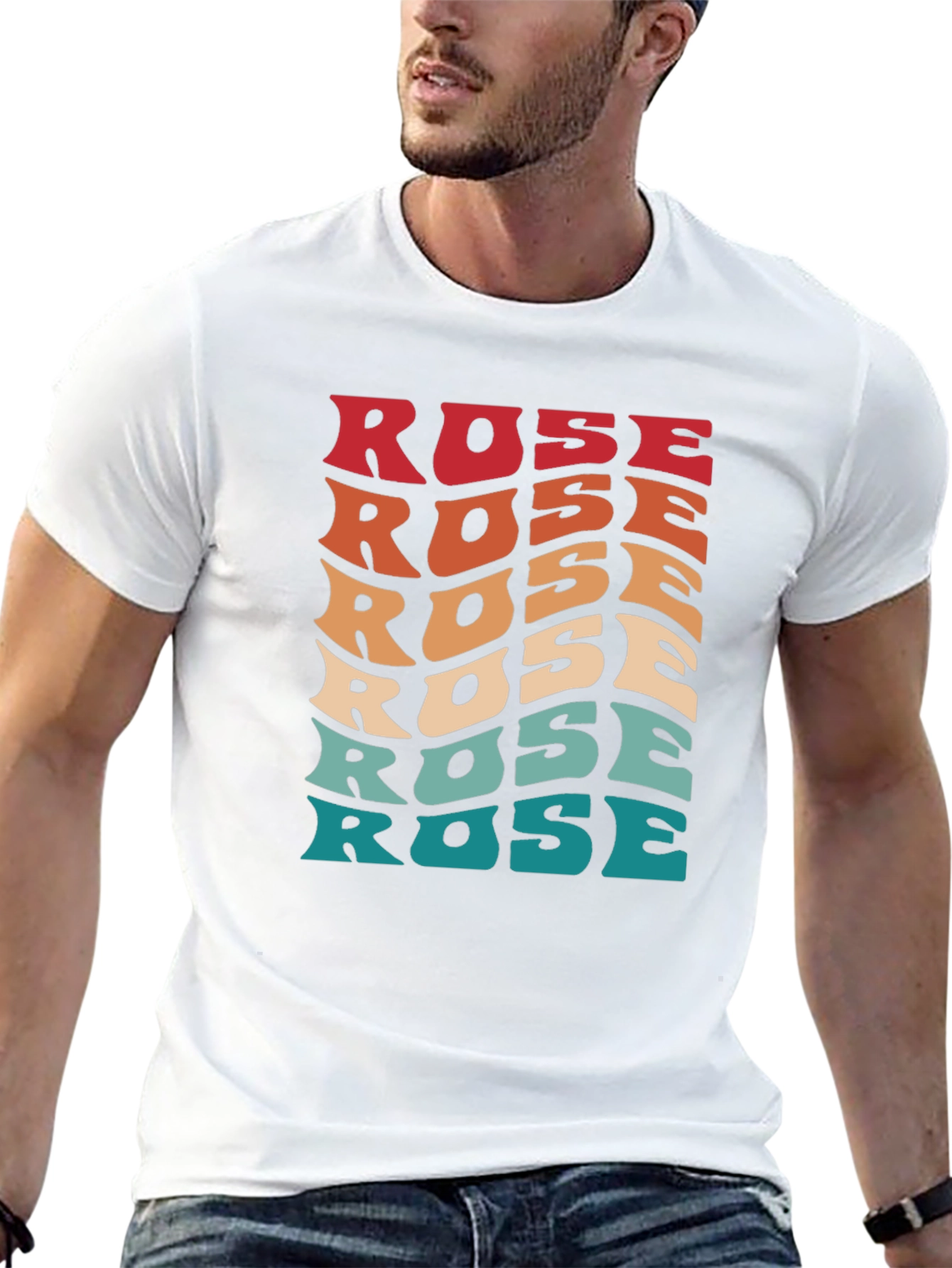 Retro Rose Graphic Tee - Unisex