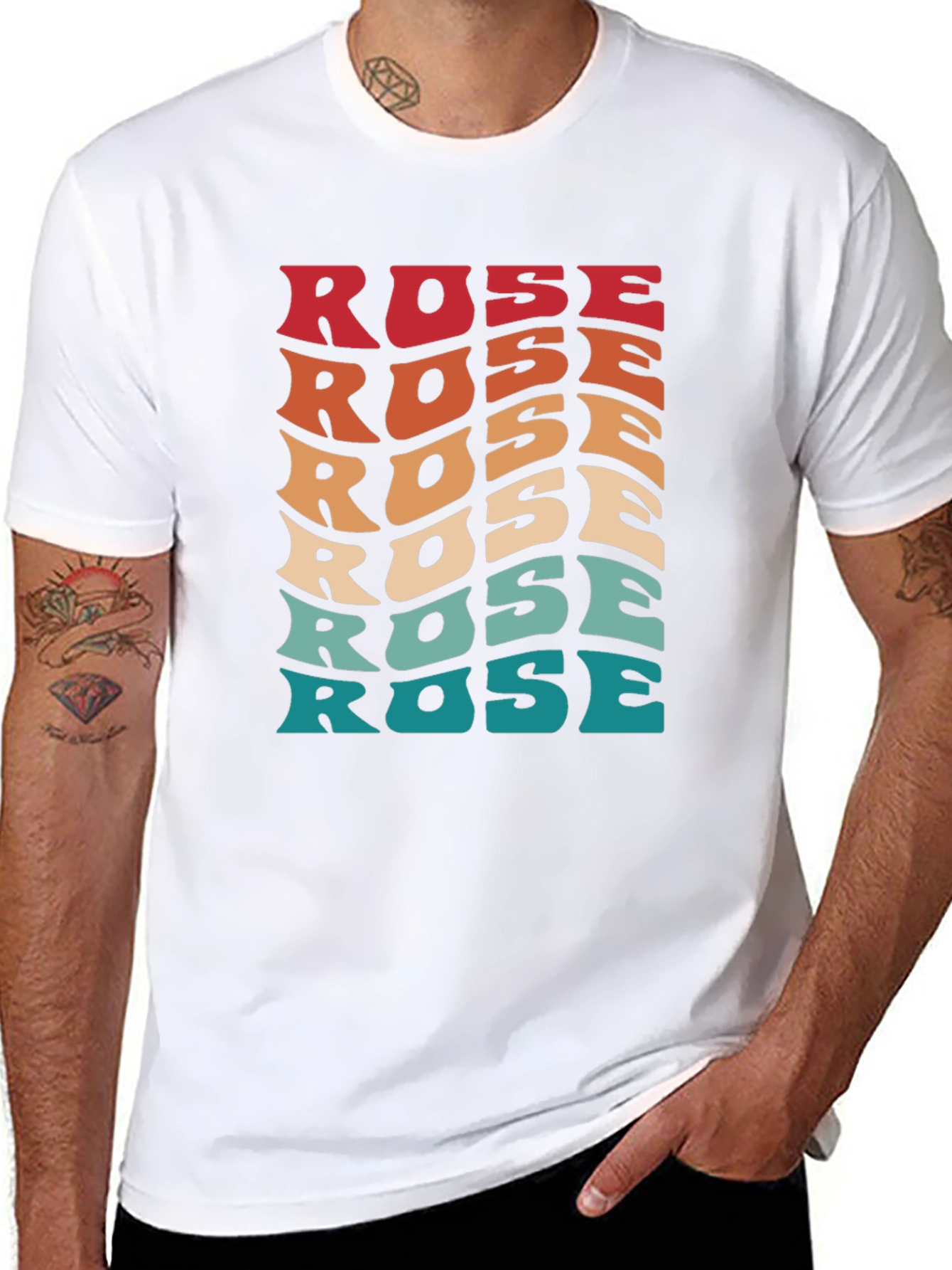 Retro Rose Graphic Tee - Unisex