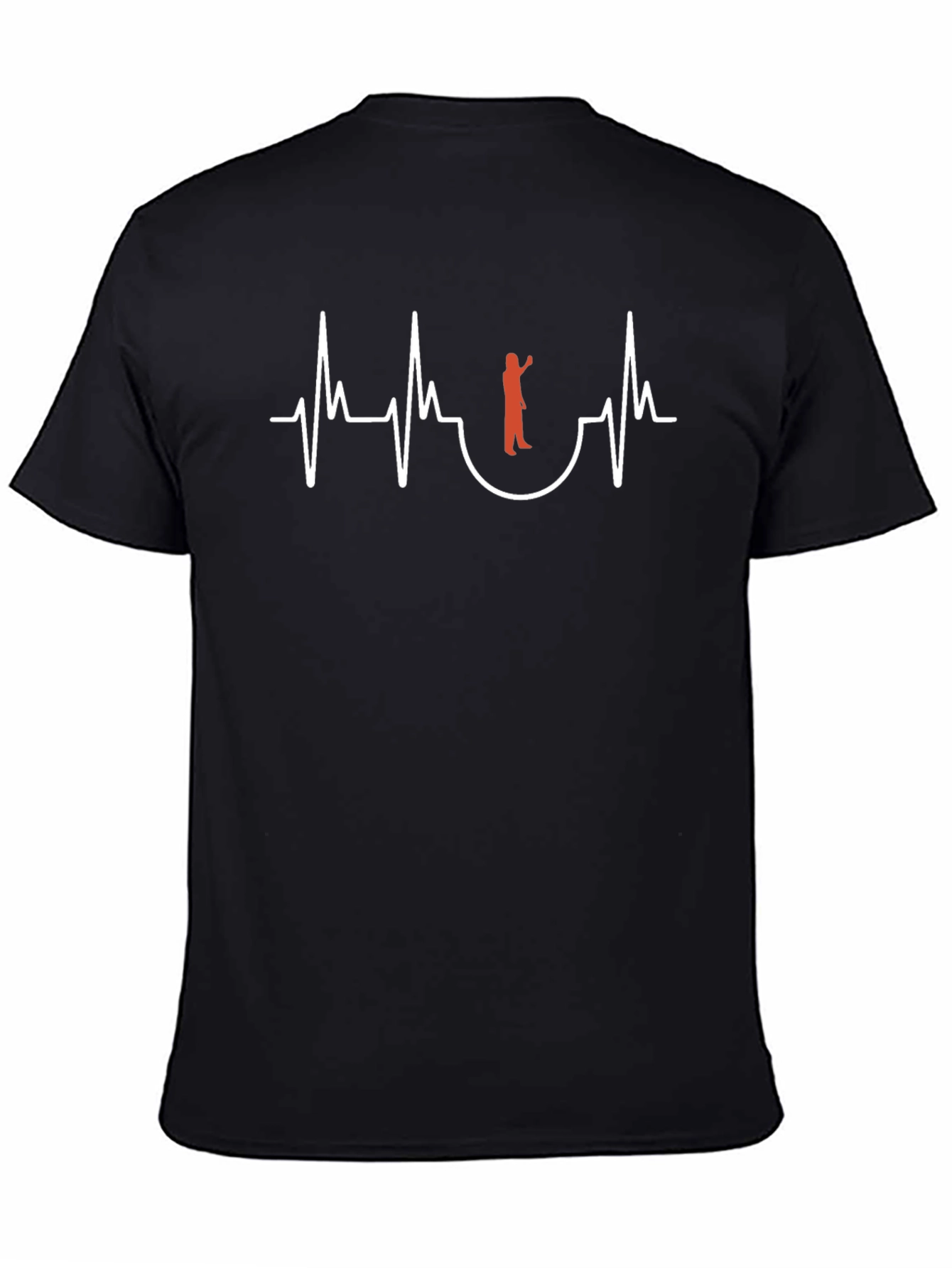 Lifeguard Heartbeat T-Shirt - Black Cotton Tee