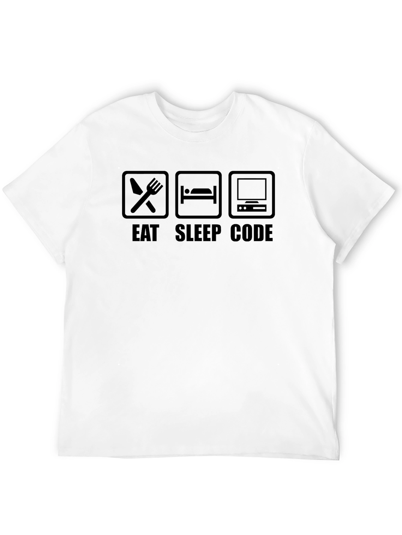 Eat Sleep Code T-Shirt - Programmer Humor
