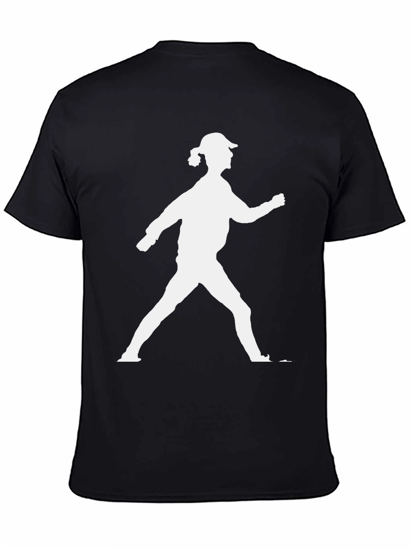 Silhouette Walker Graphic Tee - Black Unisex Shirt