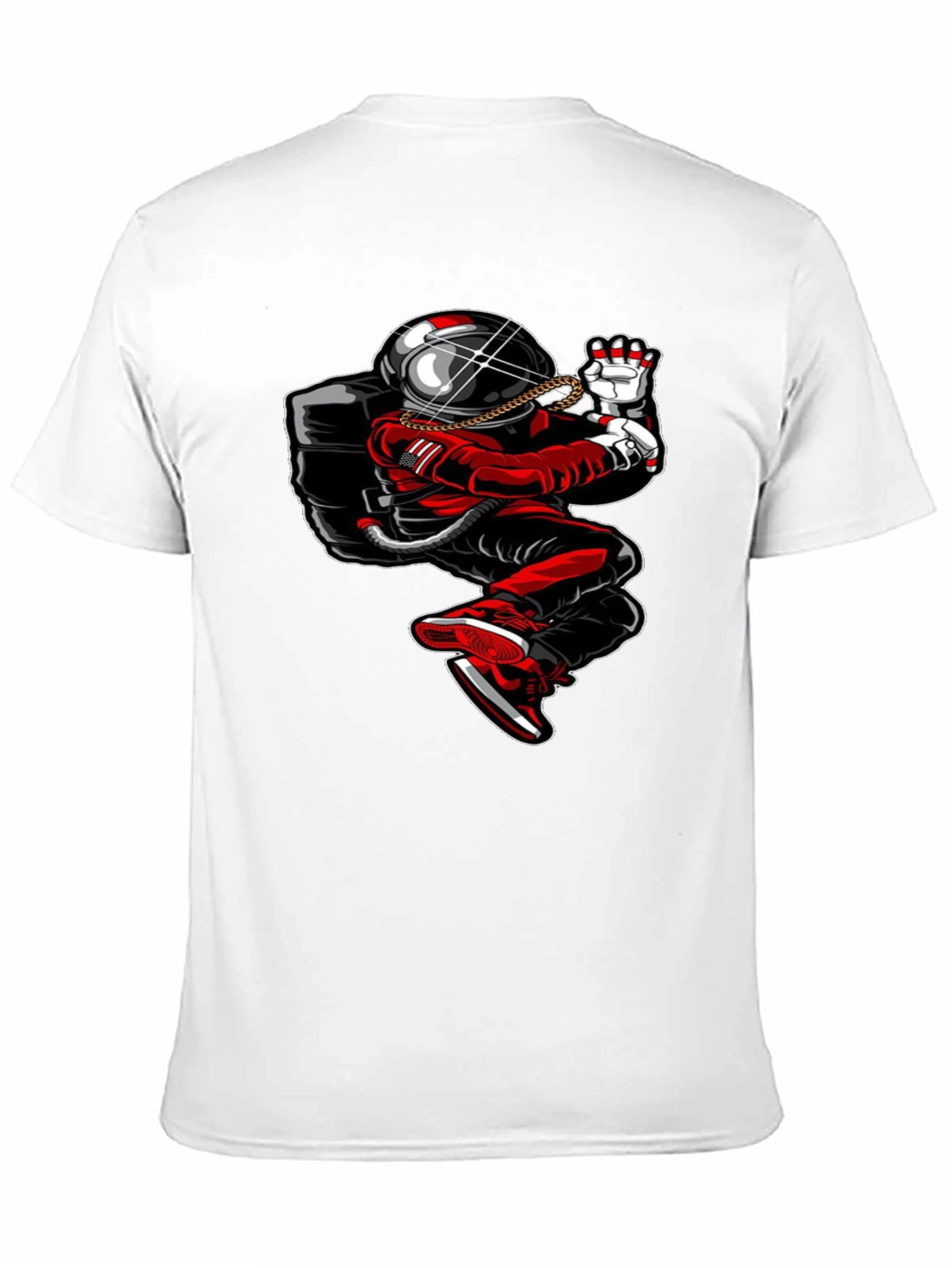 Astronaut Drip T-Shirt - Streetwear Space Tee