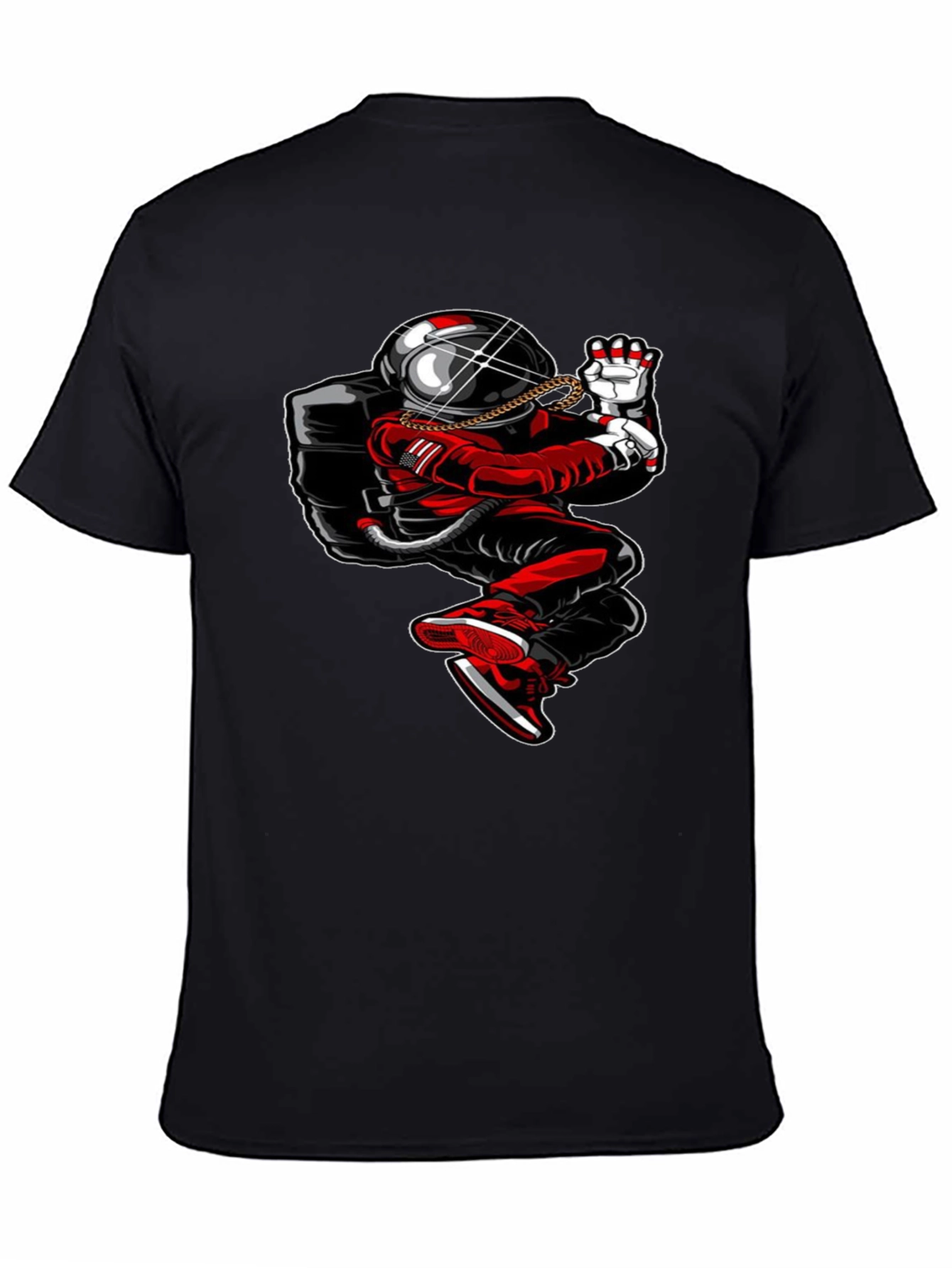Astronaut Drip T-Shirt - Streetwear Space Tee