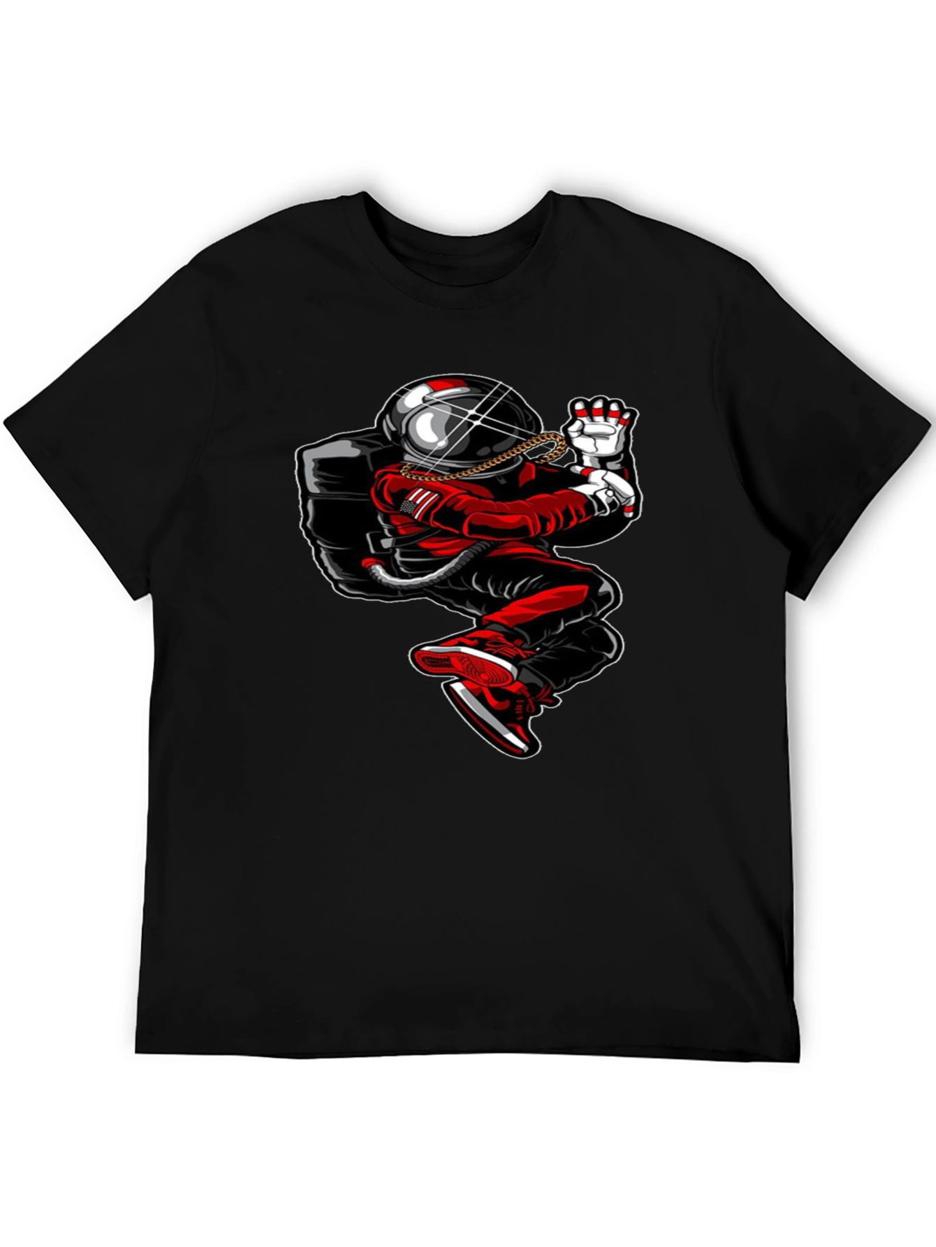 Astronaut Drip T-Shirt - Streetwear Space Tee
