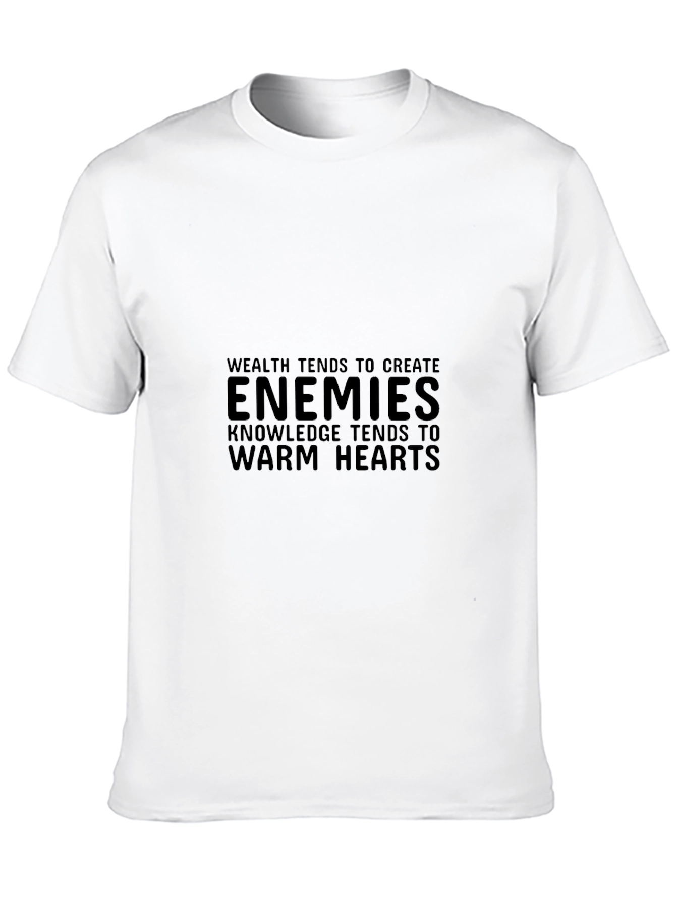Enemies Knowledge Tee - Stylish Black T-Shirt