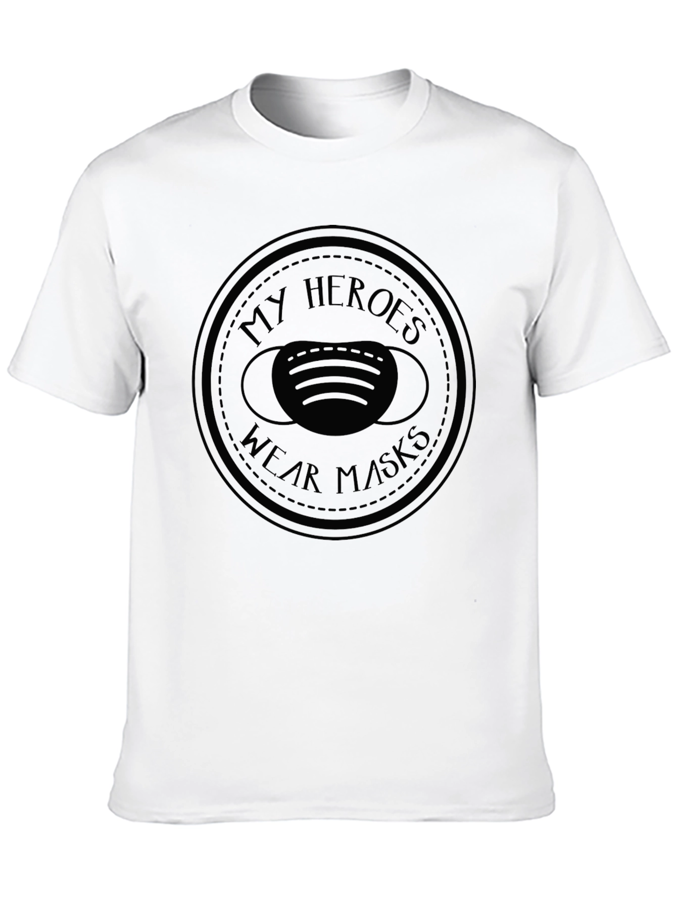 My Heroes Wear Masks Graphic T-Shirt