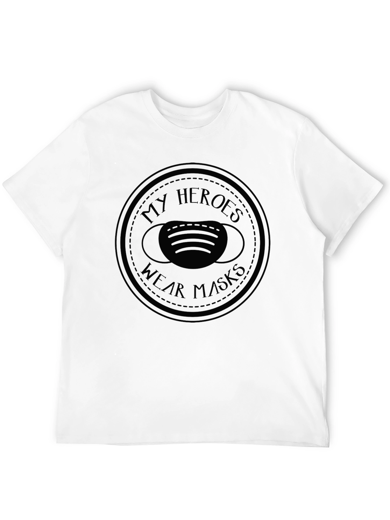 My Heroes Wear Masks Graphic T-Shirt
