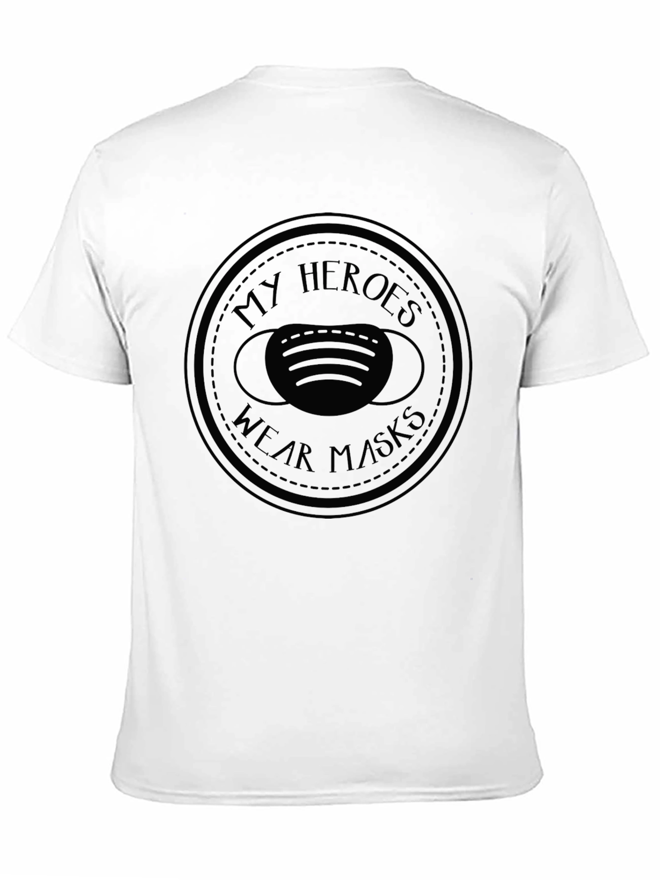 My Heroes Wear Masks Graphic T-Shirt