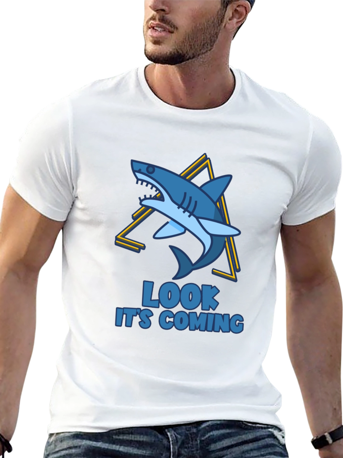 Shark Attack T-Shirt - Look Its Coming