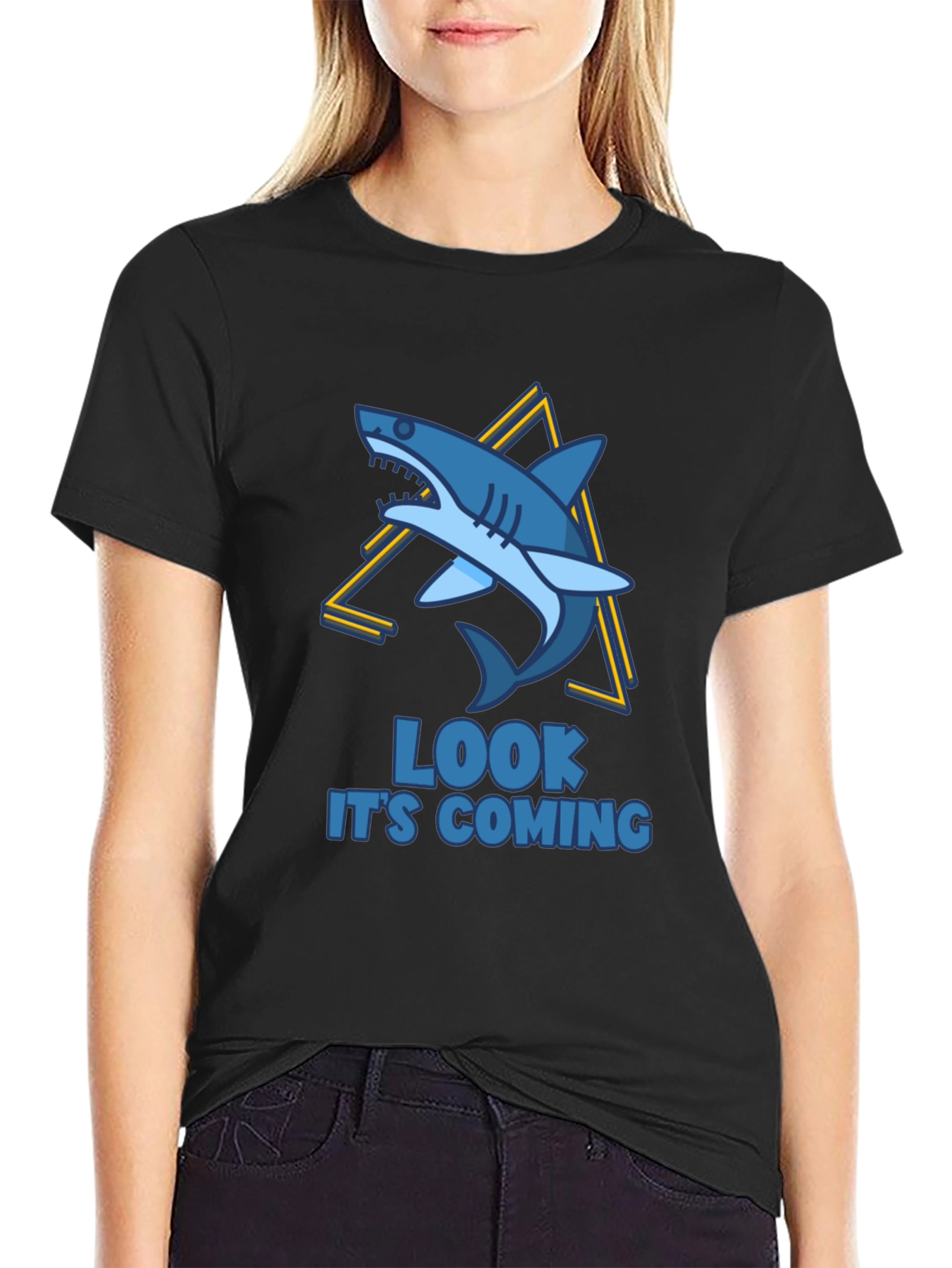 Shark Attack T-Shirt - Look Its Coming